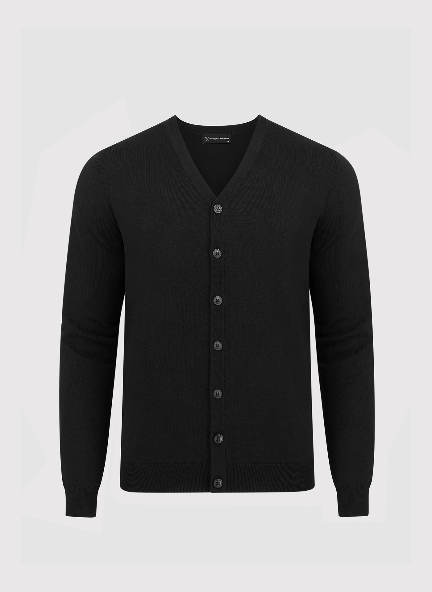 Męski kardigan w kolorze czarnym - Pako Lorente