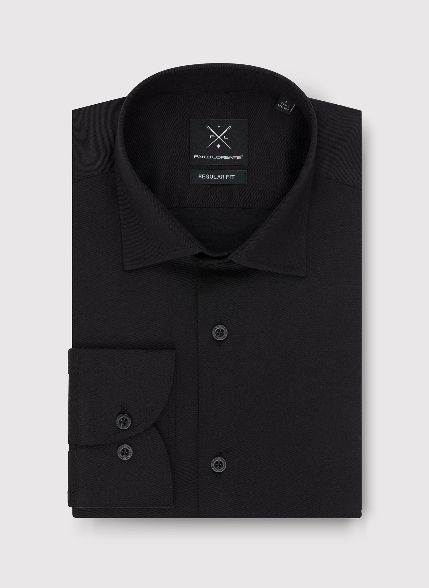 Czarna koszula męska - Pako Lorente