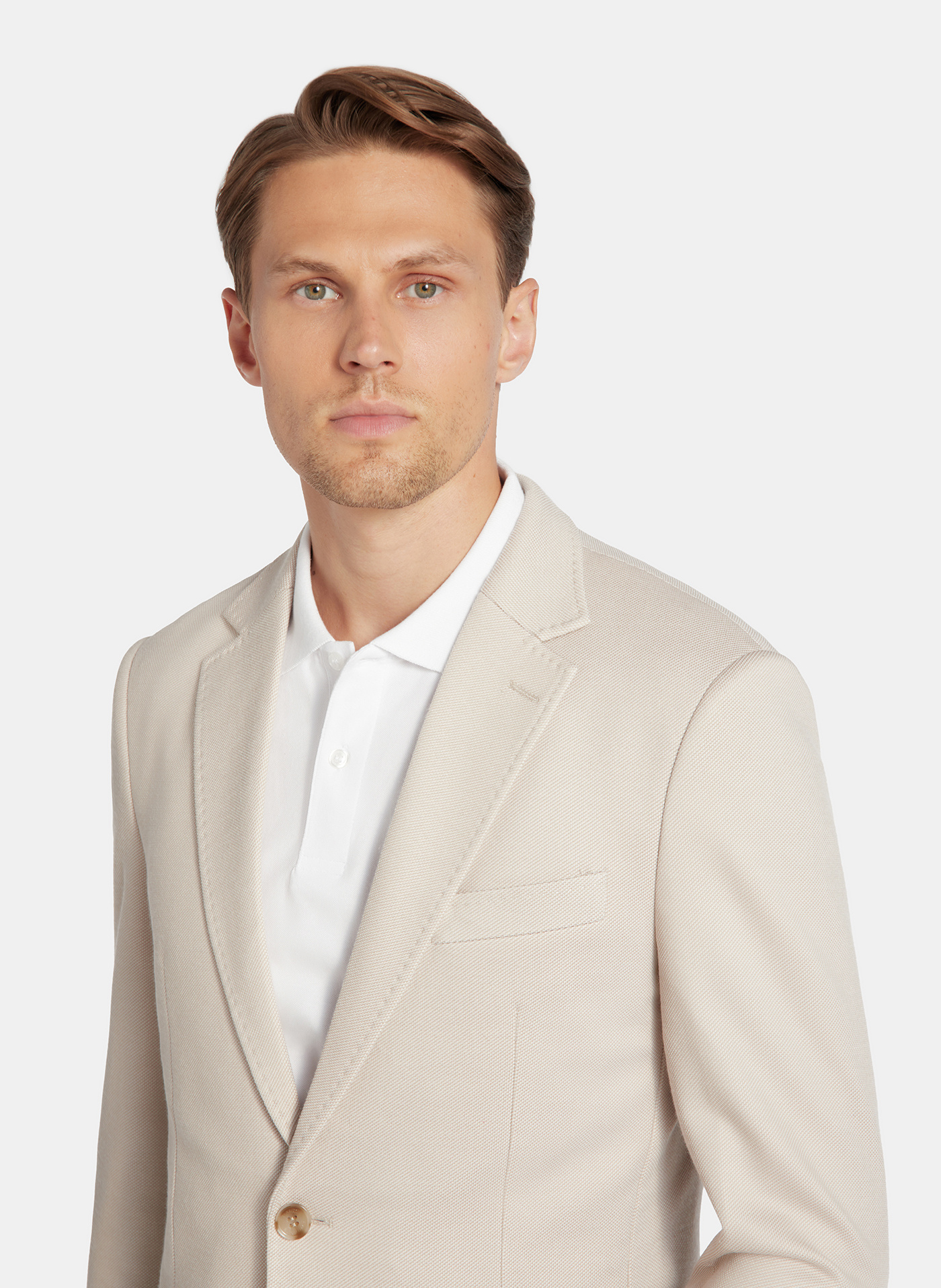 PAKO LORENTE - Beżowa marynarka z dzianiny - Pako Lorente