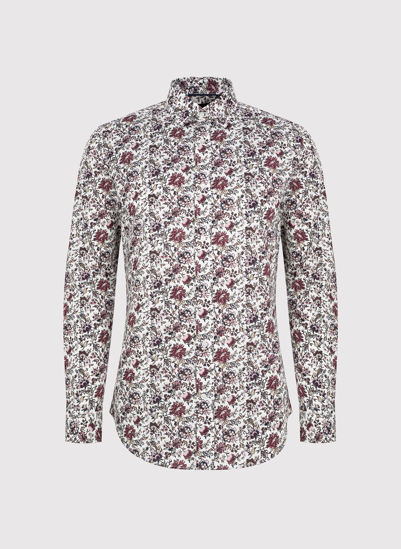 Biała koszula w kwiaty - Pako Lorente