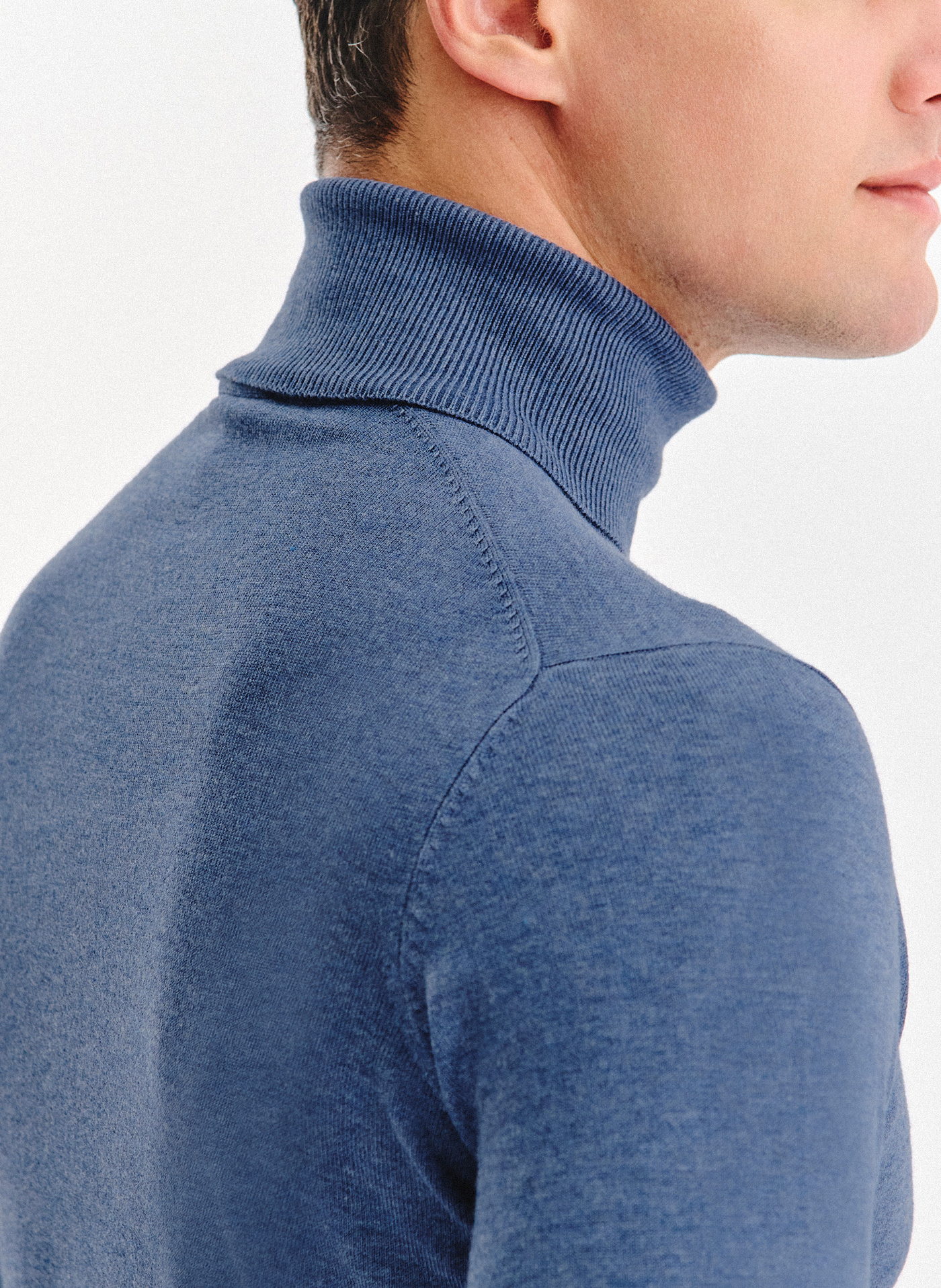 PAKO LORENTE - Golf męski w niebieskim kolorze - Pako Lorente