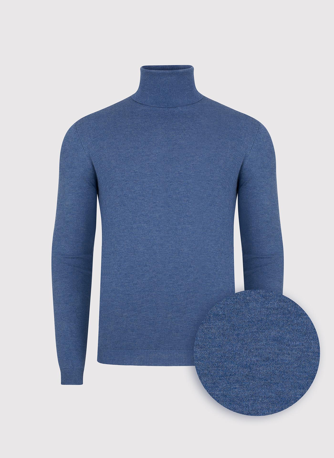 PAKO LORENTE - Golf męski w niebieskim kolorze - Pako Lorente