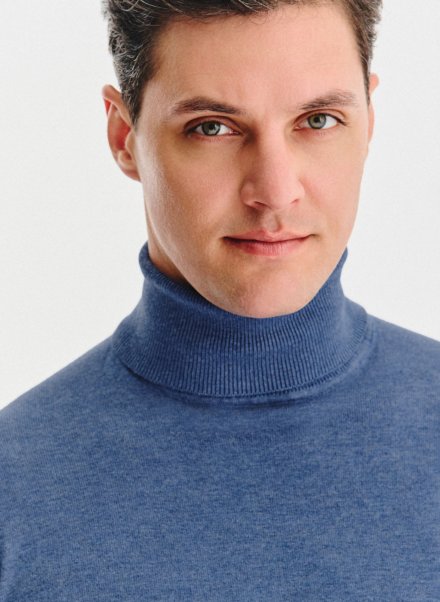 PAKO LORENTE - Golf męski w niebieskim kolorze - Pako Lorente