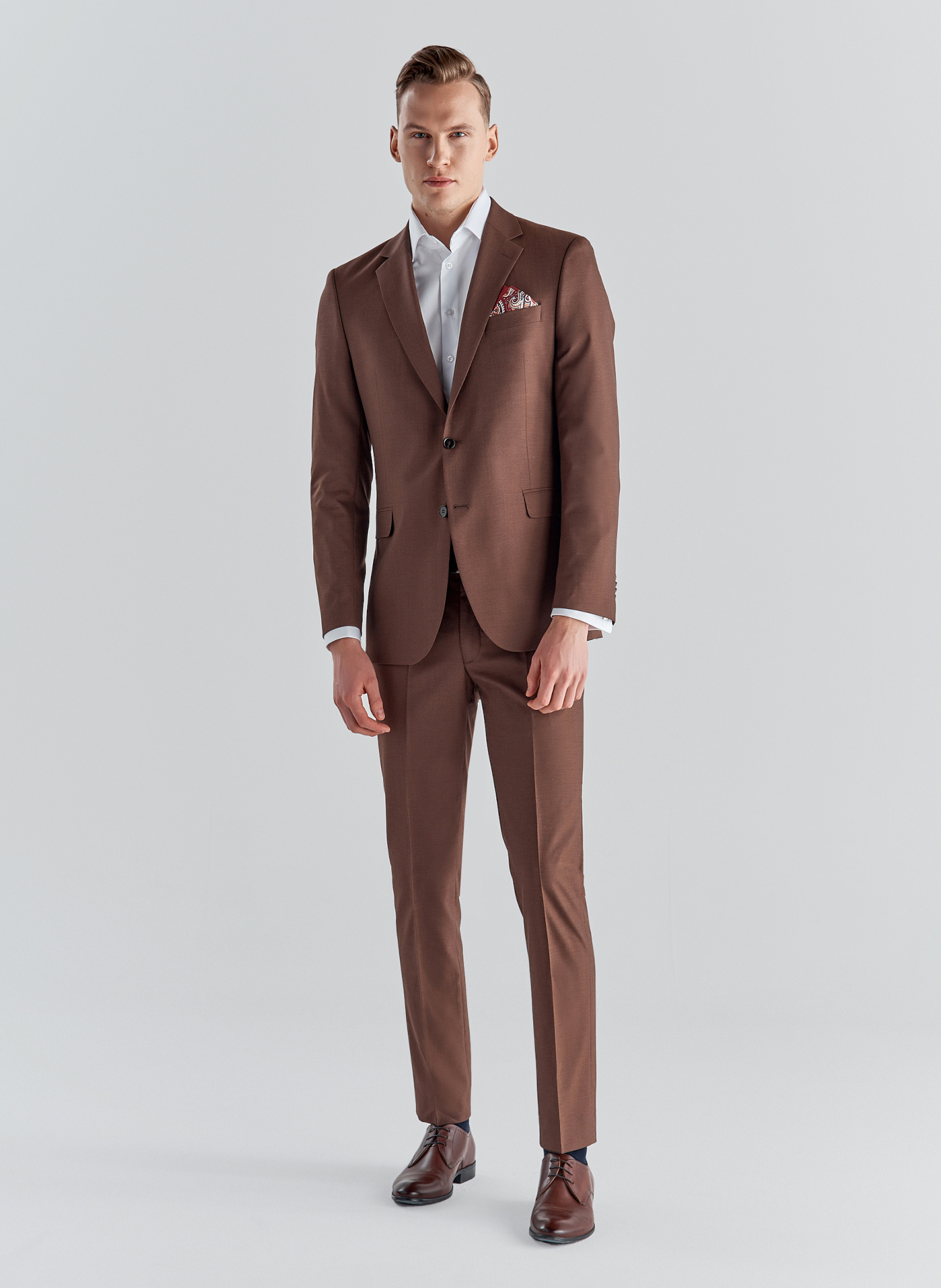 Spodnie męskie garniturowe P21WF-6G-075-A - Pako Lorente