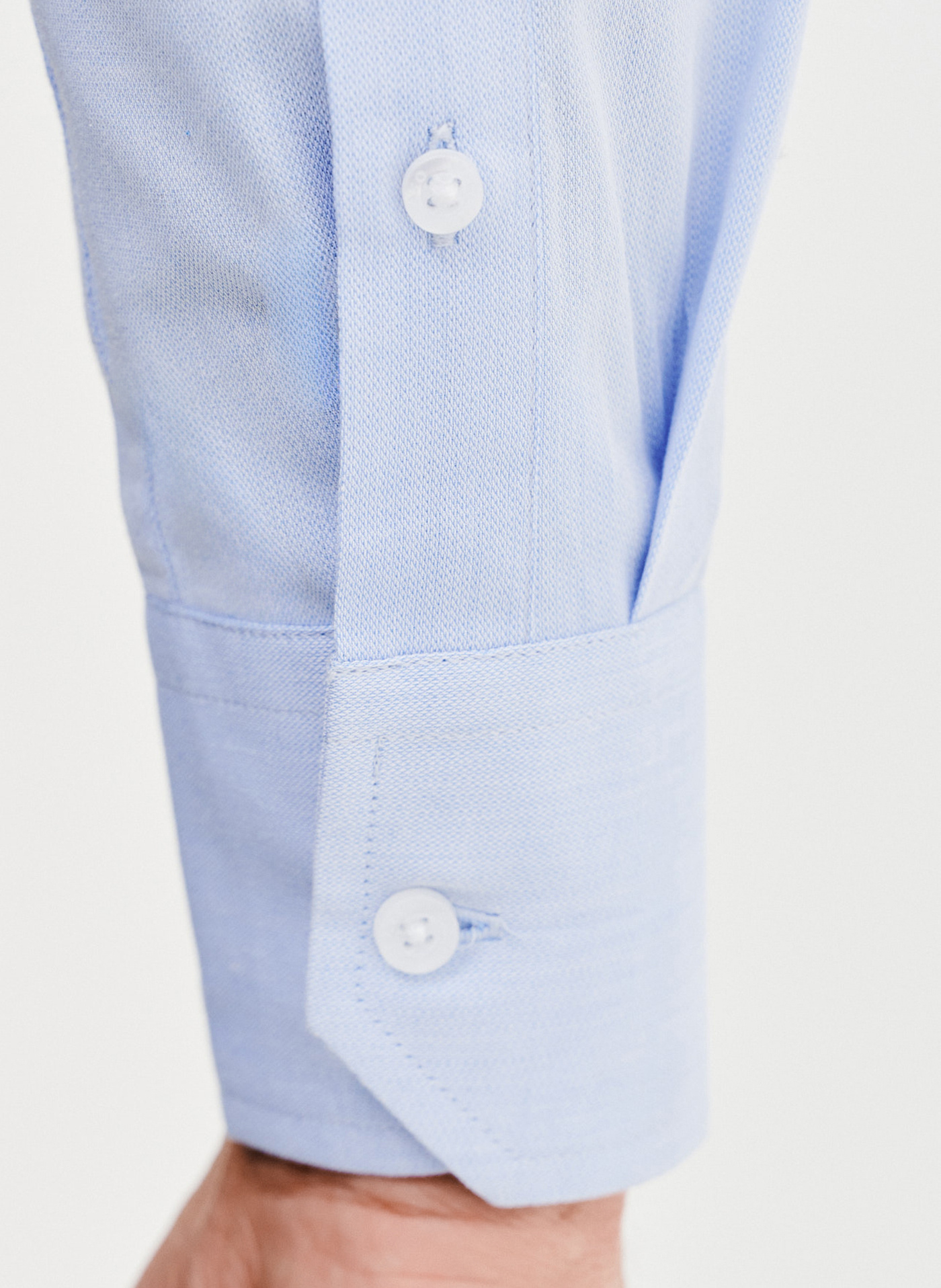 Gładka bawełniana koszula męska - Pako Lorente