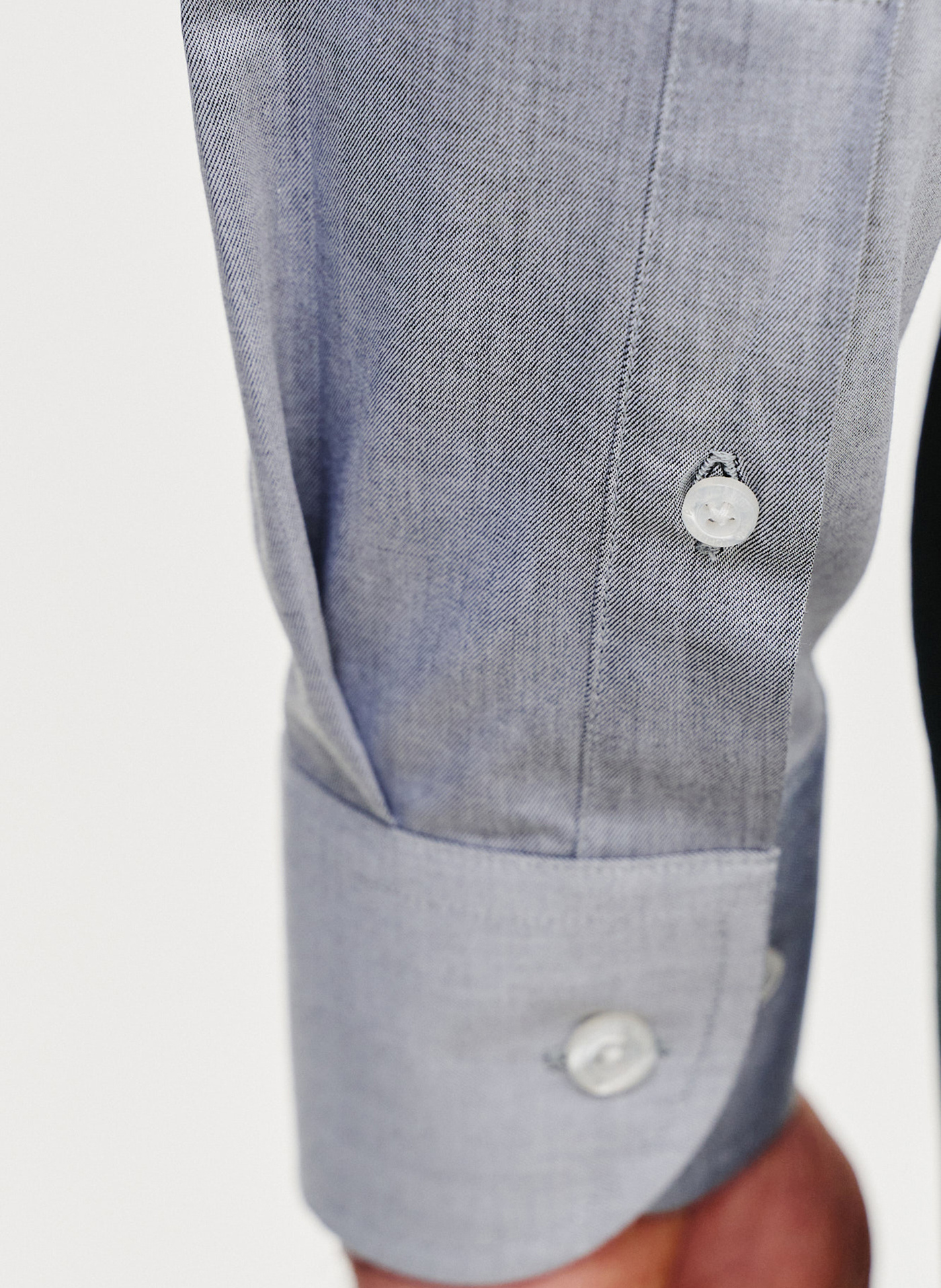 Bawełniana koszula męska w kolorze szarym - Pako Lorente