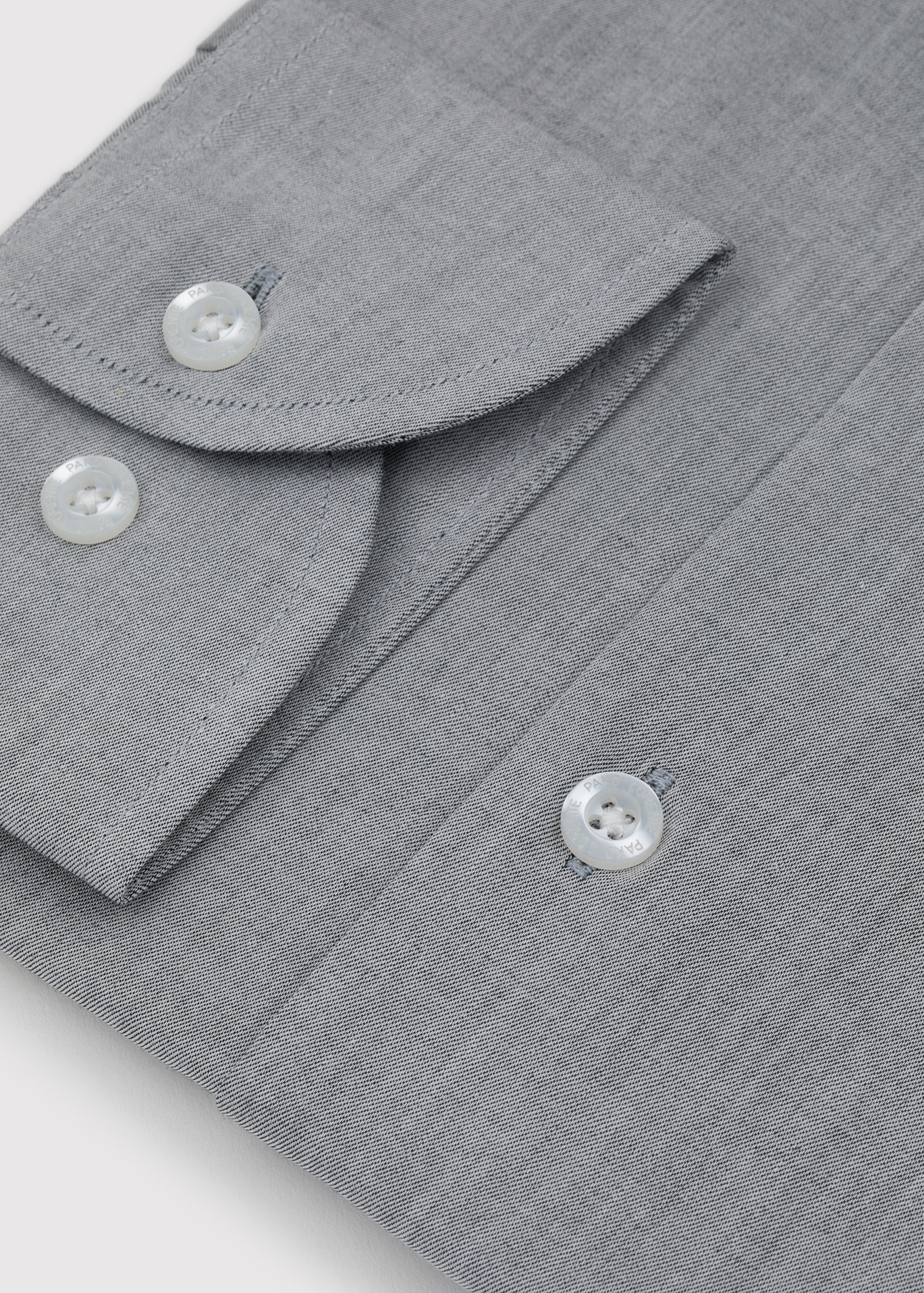 Bawełniana koszula męska w kolorze szarym - Pako Lorente