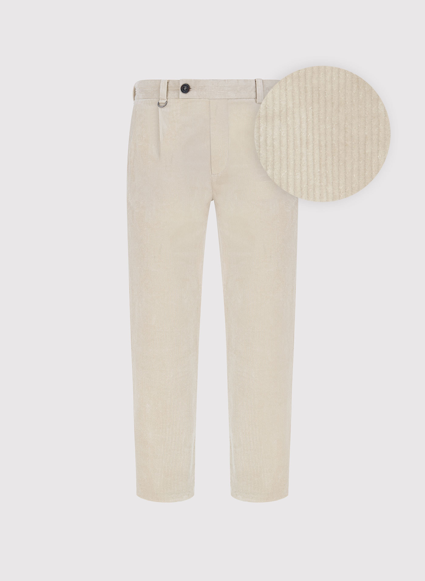 PAKO LORENTE - Beżowe spodnie z zakładkami - Pako Lorente