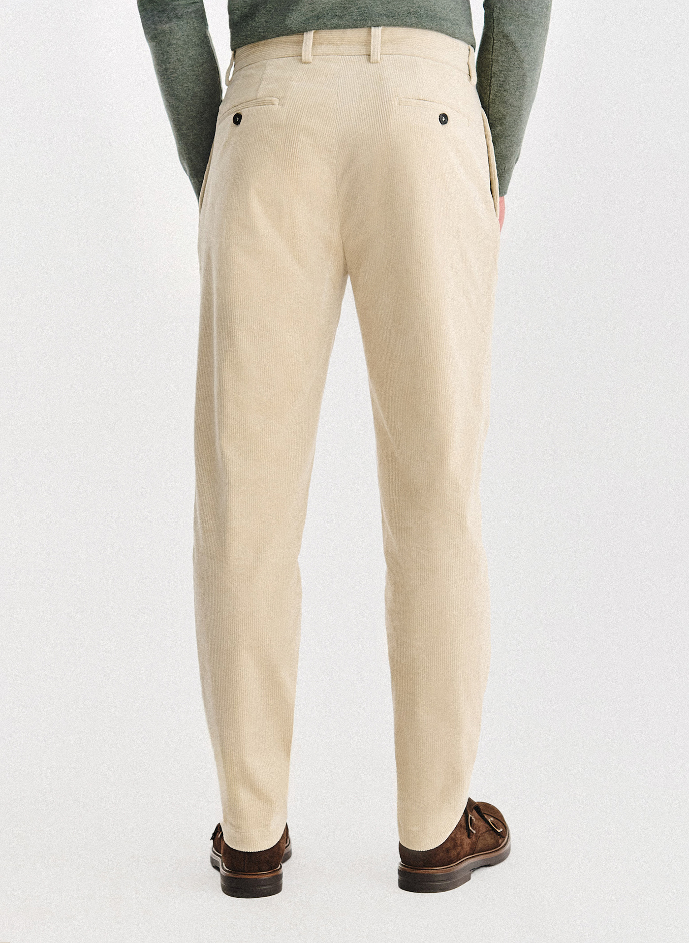 PAKO LORENTE - Beżowe spodnie z zakładkami - Pako Lorente