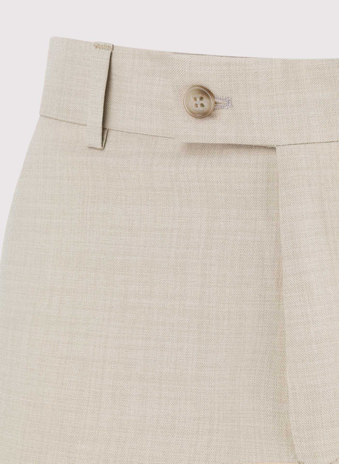 PAKO LORENTE - Beżowe spodnie ganiturowe - Pako Lorente