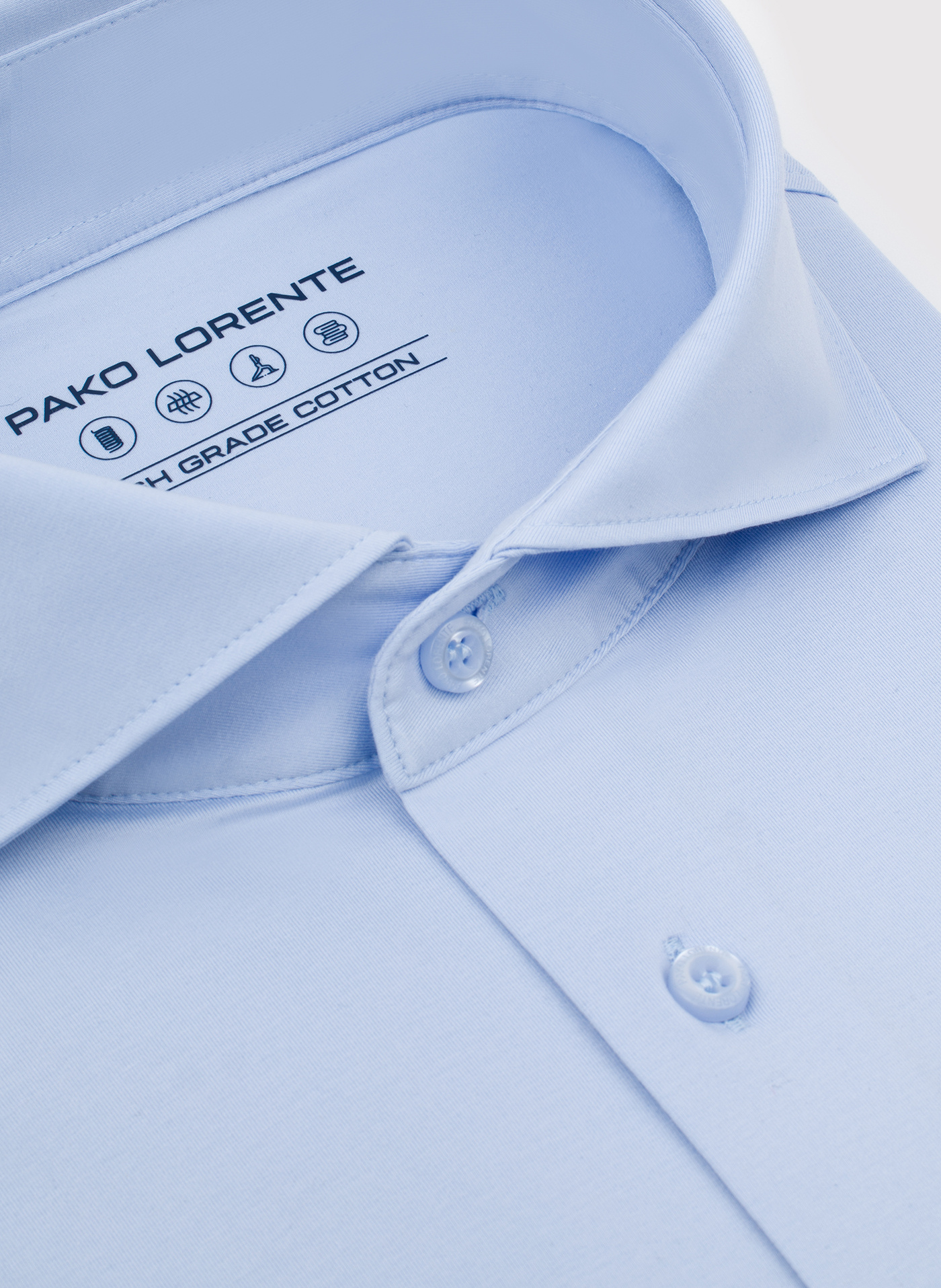 Jasnoniebieska koszula z dzianiny - Pako Lorente