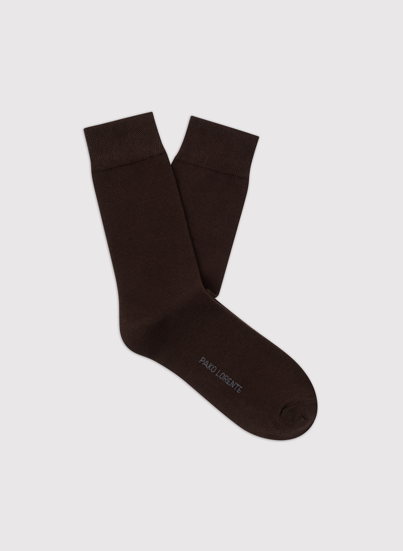 Brązowe skarpetki męskie - Pako Lorente