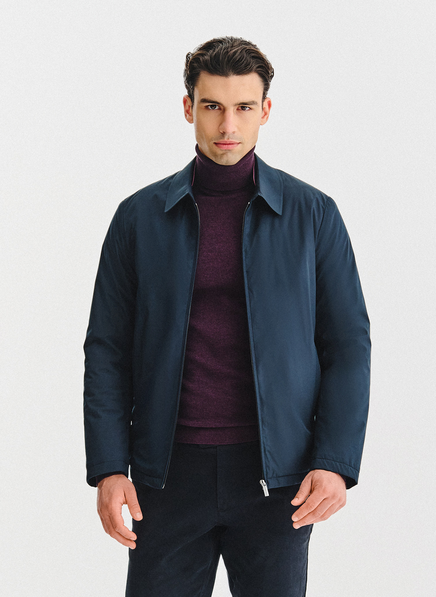 Granatowa kurtka męska - Pako Lorente