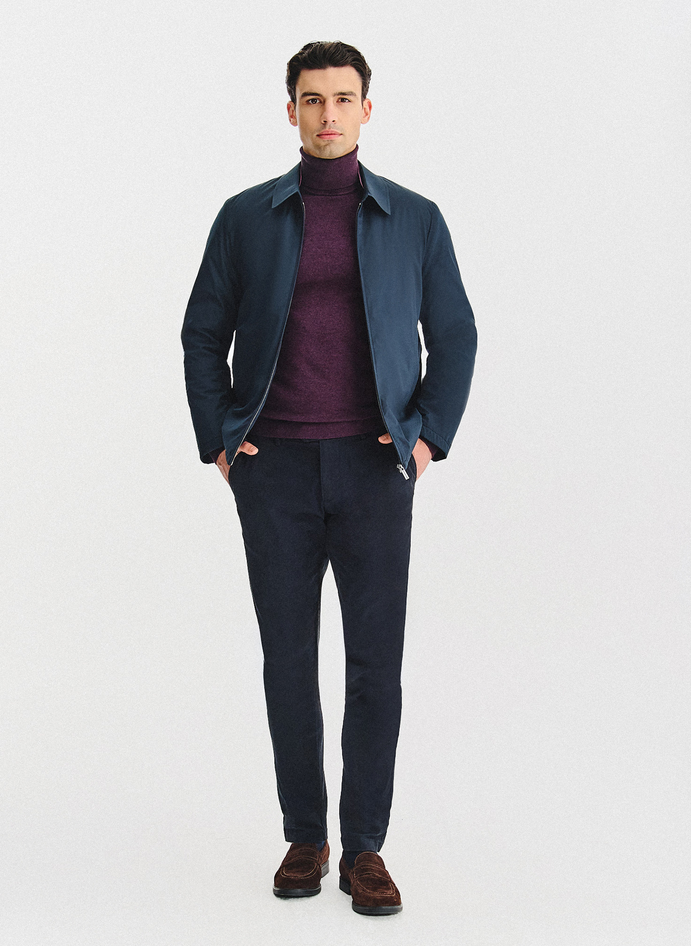 Granatowa kurtka męska - Pako Lorente