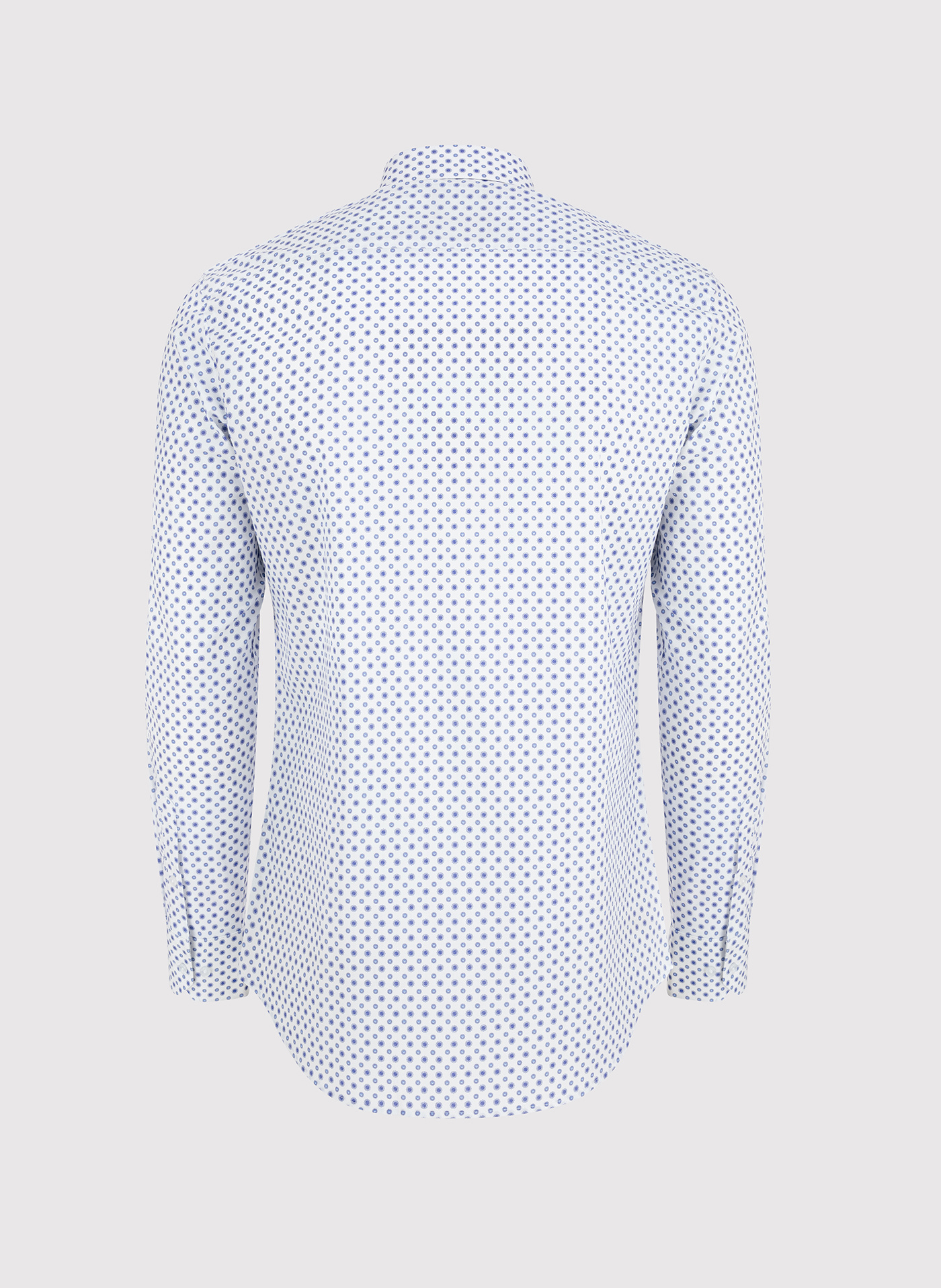 Biała koszula męska mikrowzór - Pako Lorente