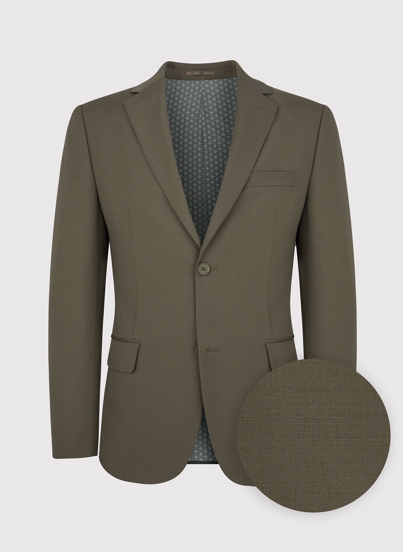 Zielona marynarka garniturowa z wełną - Pako Lorente