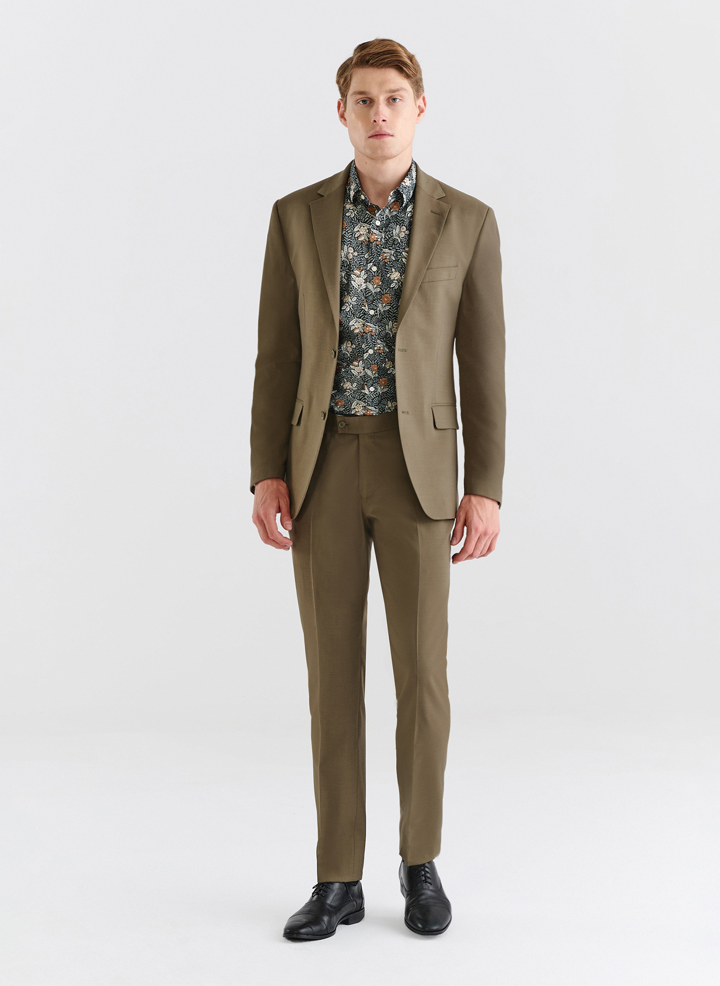 Zielona marynarka garniturowa z wełną - Pako Lorente