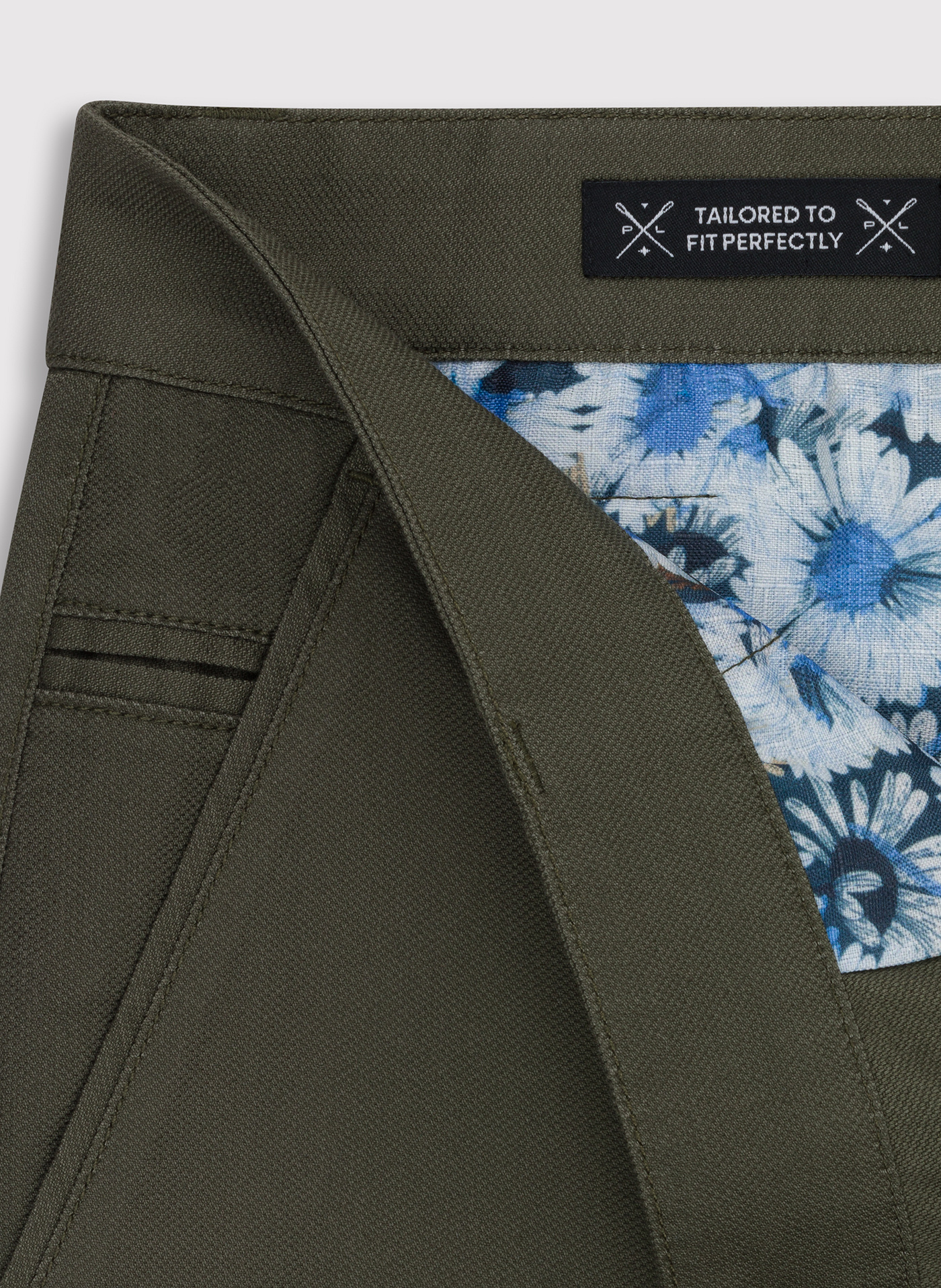 Zielone gładkie spodnie męskie P24SF-WX-003-Z-0 - Pako Lorente - Pako Lorente