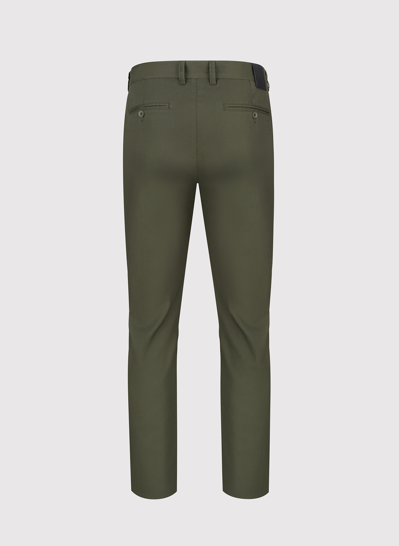 Zielone gładkie spodnie męskie P24SF-WX-003-Z-0 - Pako Lorente - Pako Lorente