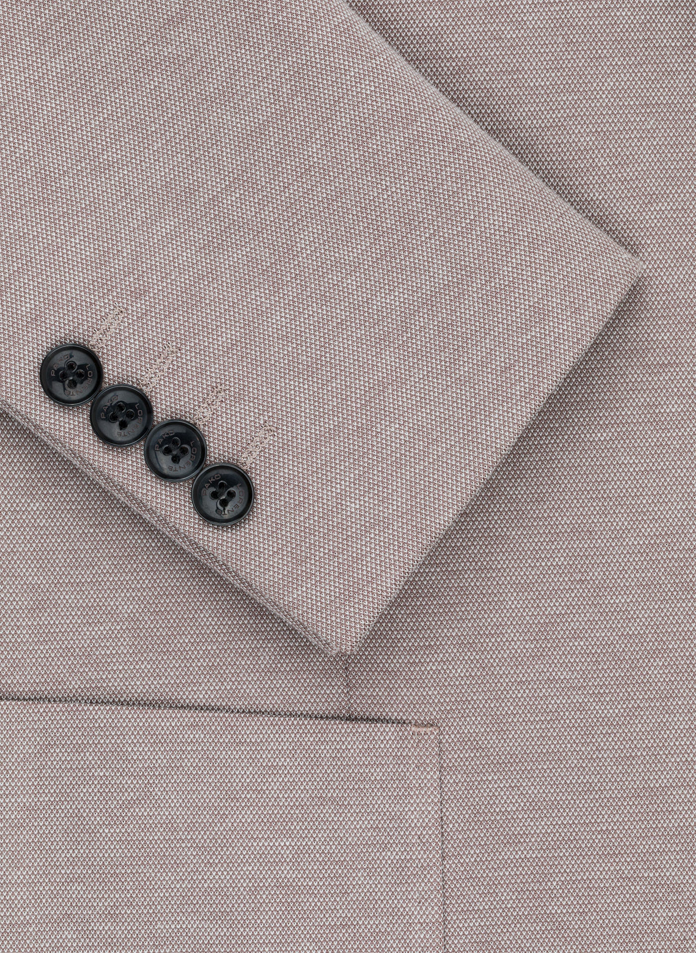 Beżowa marynarka męska melanż - Pako Lorente