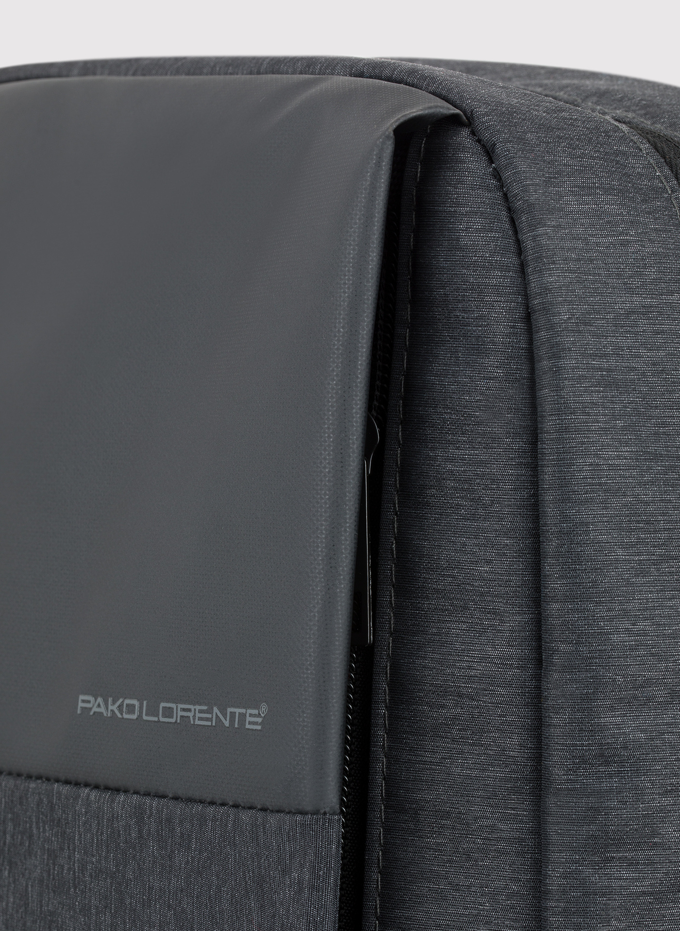 Grafitowy plecak męski na laptopa - Pako Lorente