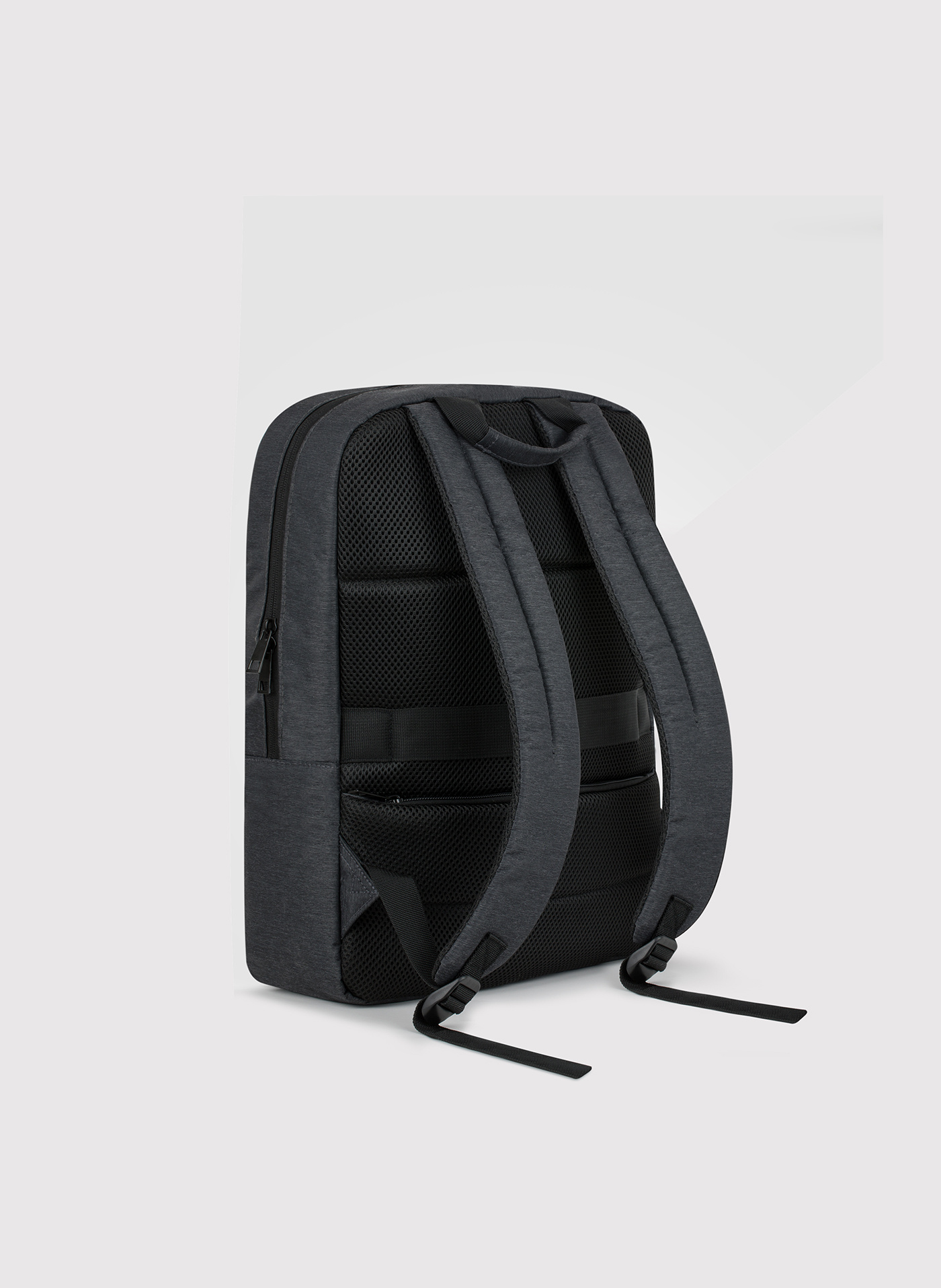 Grafitowy plecak męski na laptopa - Pako Lorente