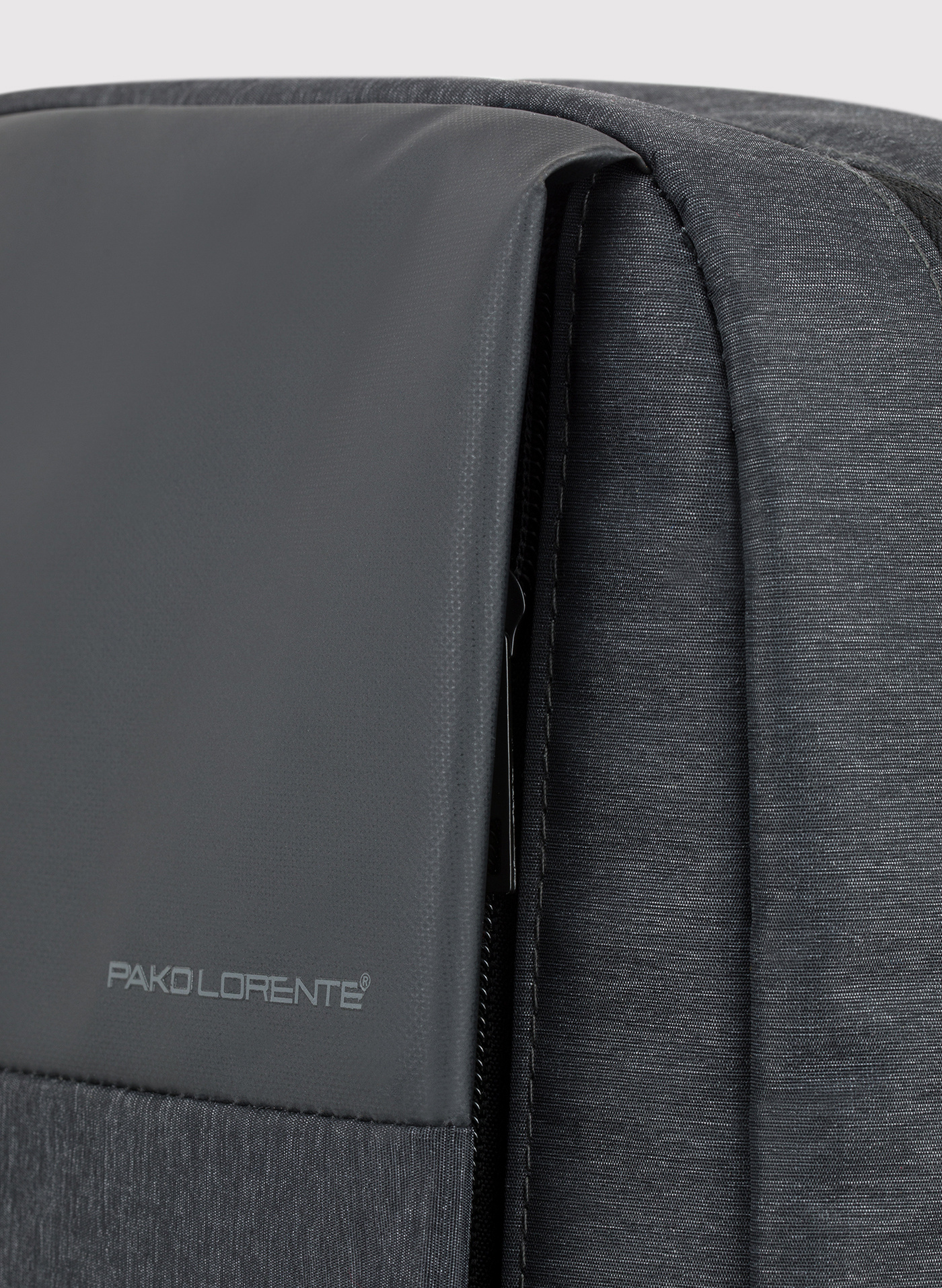 Grafitowy plecak męski na laptopa - Pako Lorente