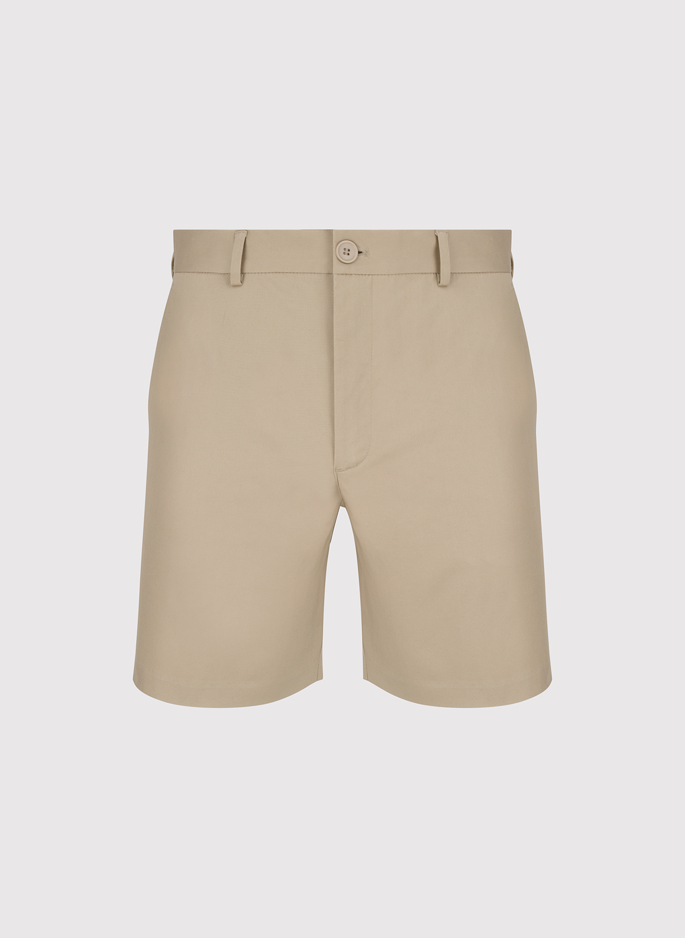 PAKO LORENTE - Beżowe szorty męskie z bawełną - Pako Lorente