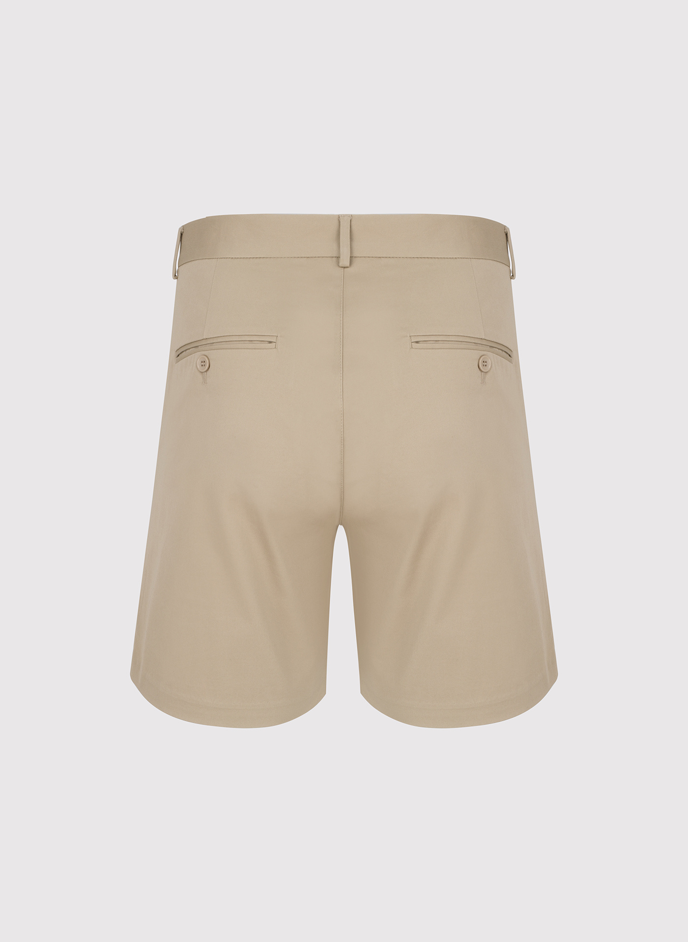 PAKO LORENTE - Beżowe szorty męskie z bawełną - Pako Lorente