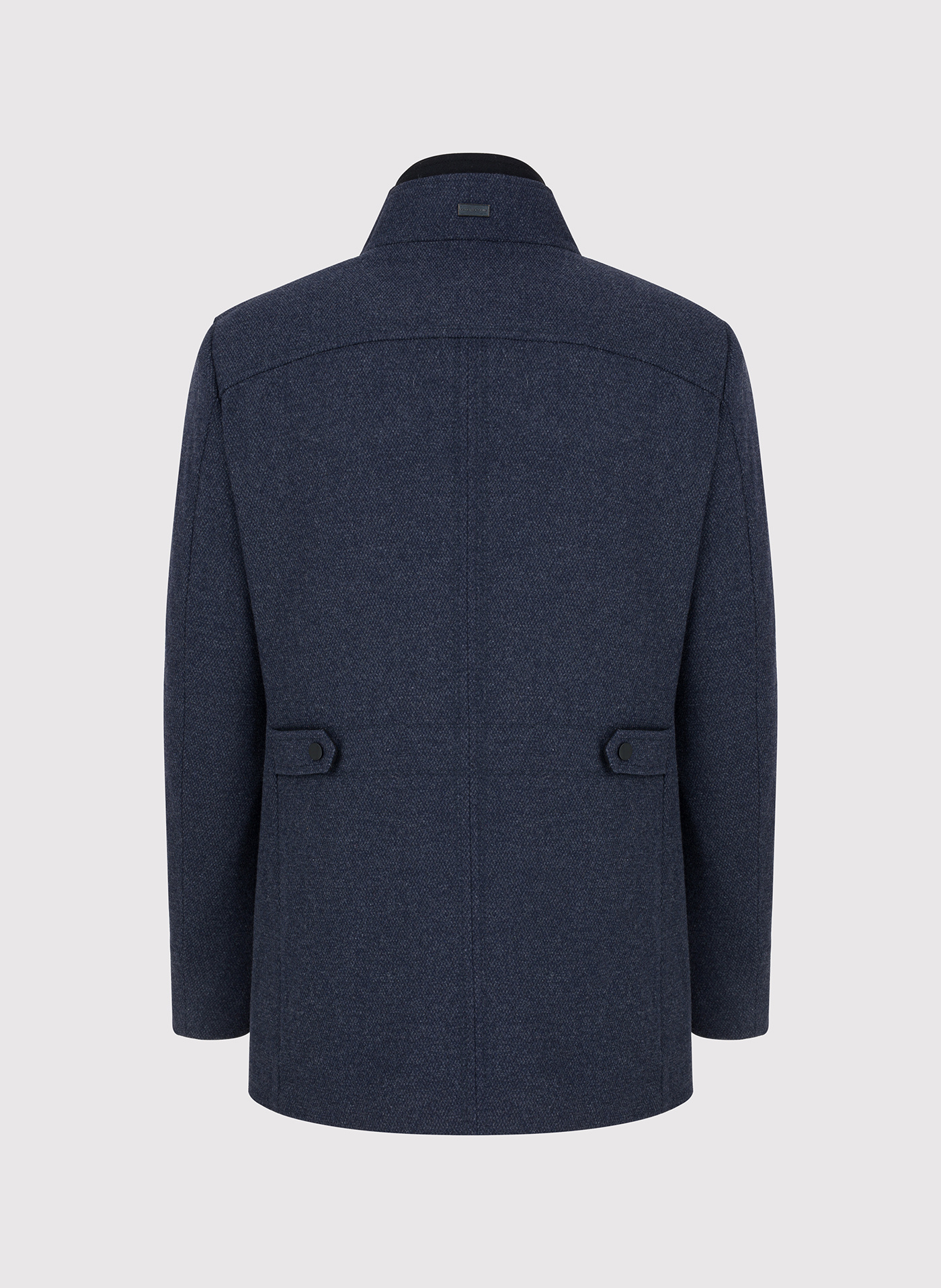 Granatowy płaszcz męski - Pako Lorente