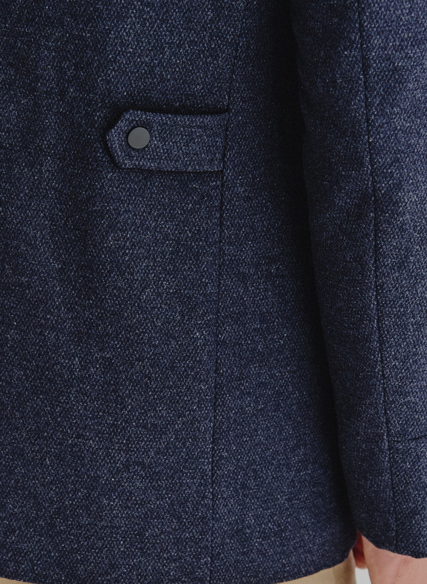 Granatowy płaszcz męski - Pako Lorente