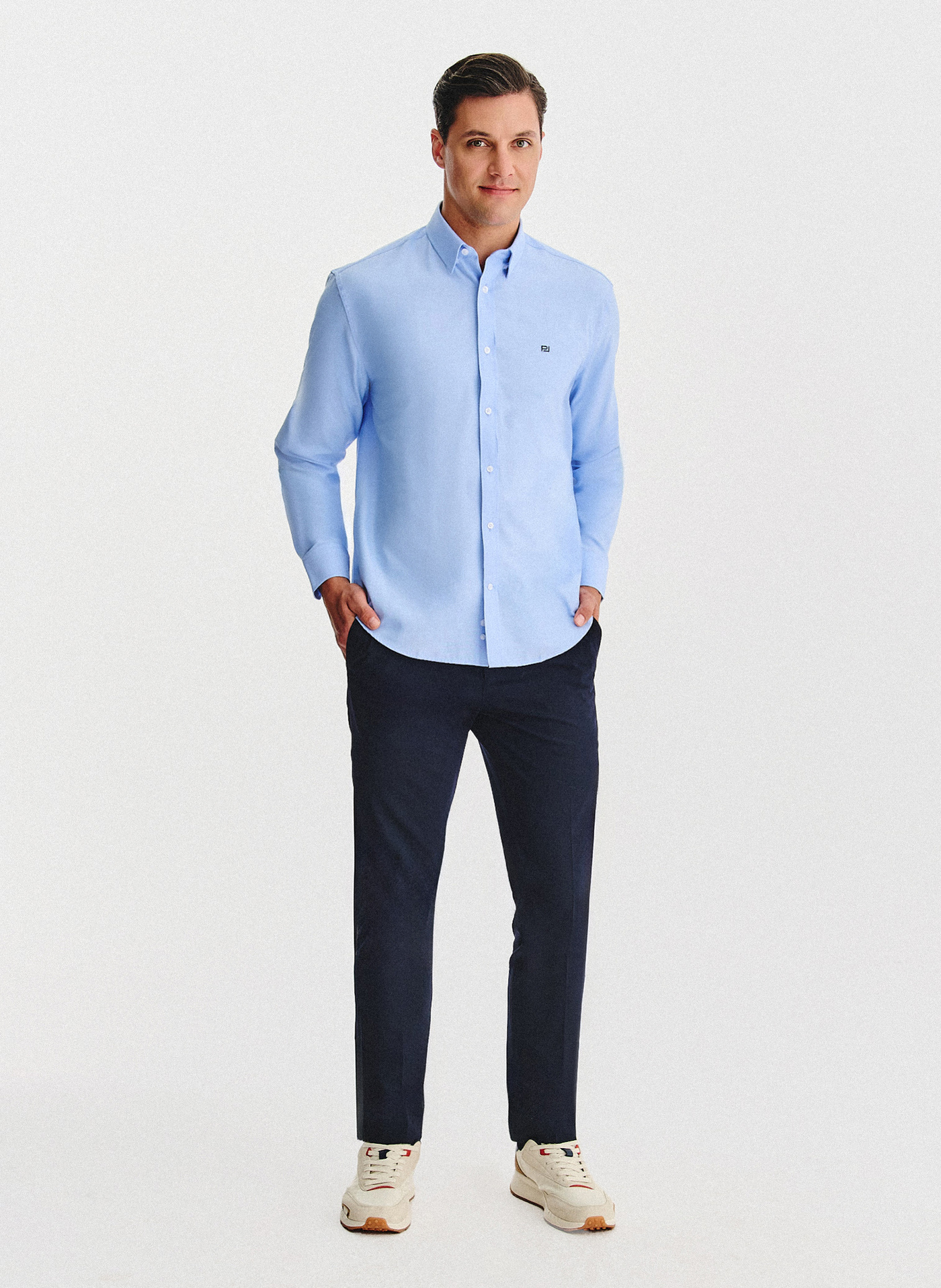 PAKO LORENTE - Niebieska koszula męska - Pako Lorente