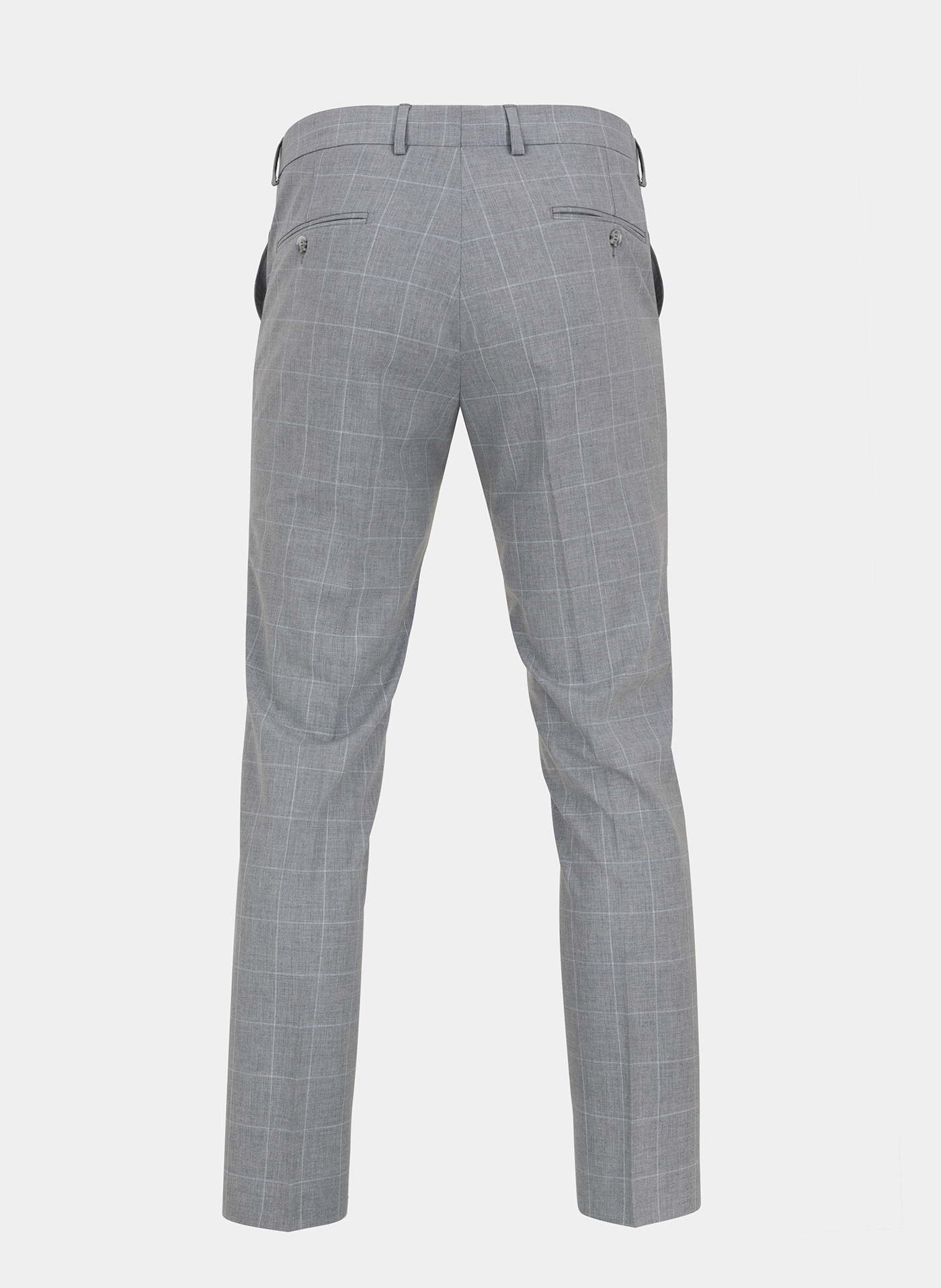 Szare spodnie garniturowe P22SF-6G-009-S-S - Pako Lorente