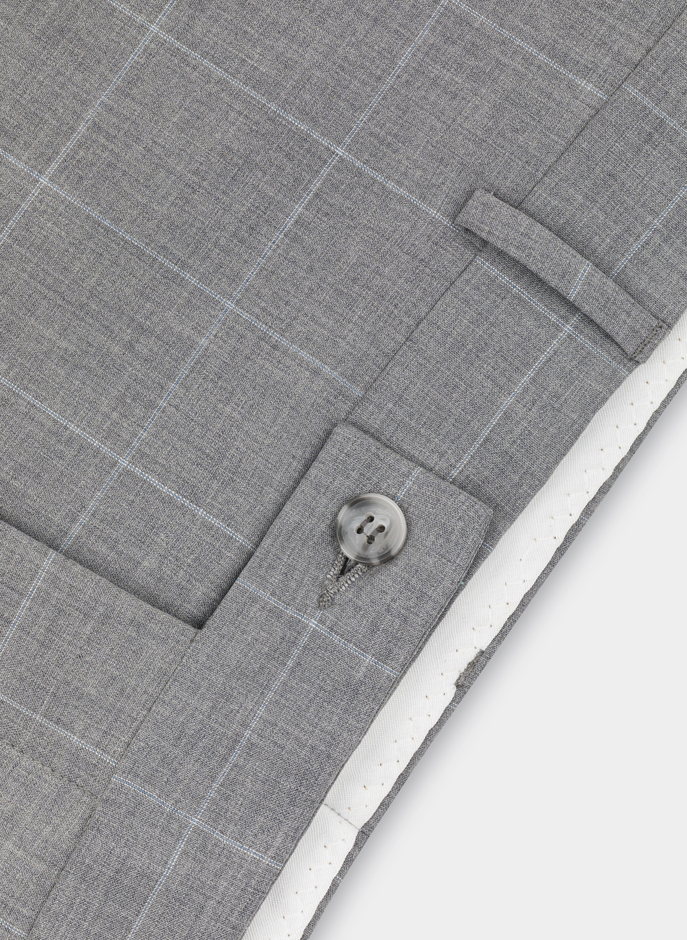 Szare spodnie garniturowe P22SF-6G-009-S-S - Pako Lorente