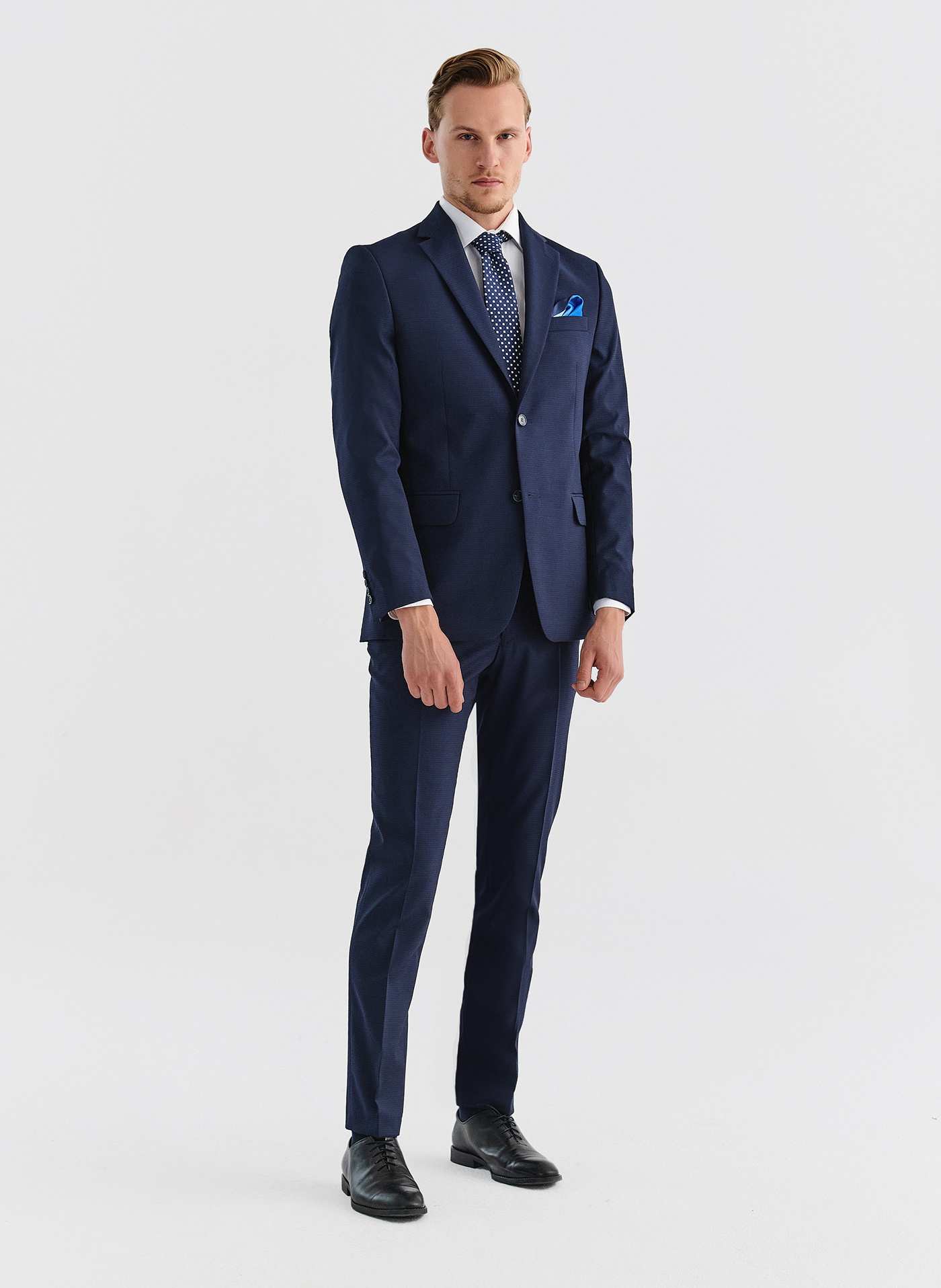 Spodnie męskie garniturowe COIN P20SP-6G-020-G - Pako Lorente