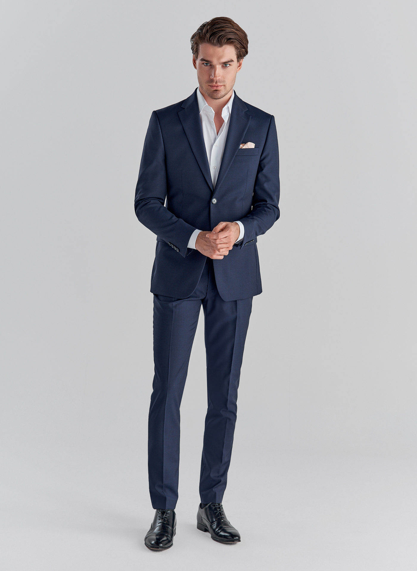 Spodnie męskie garniturowe COIN P20SP-6G-020-G - Pako Lorente