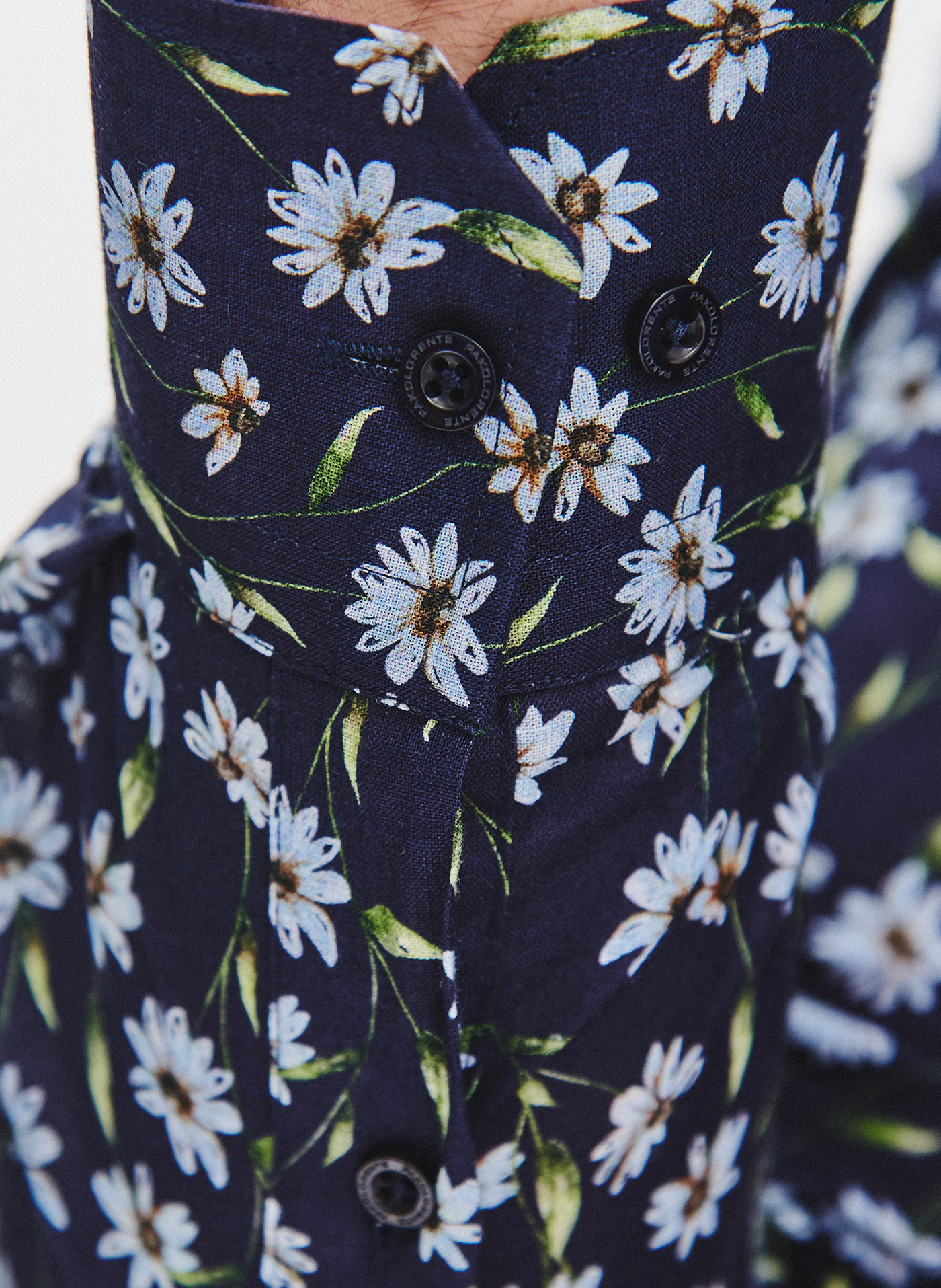 PAKO LORENTE - Bawełniana koszula w kwiaty - Pako Lorente