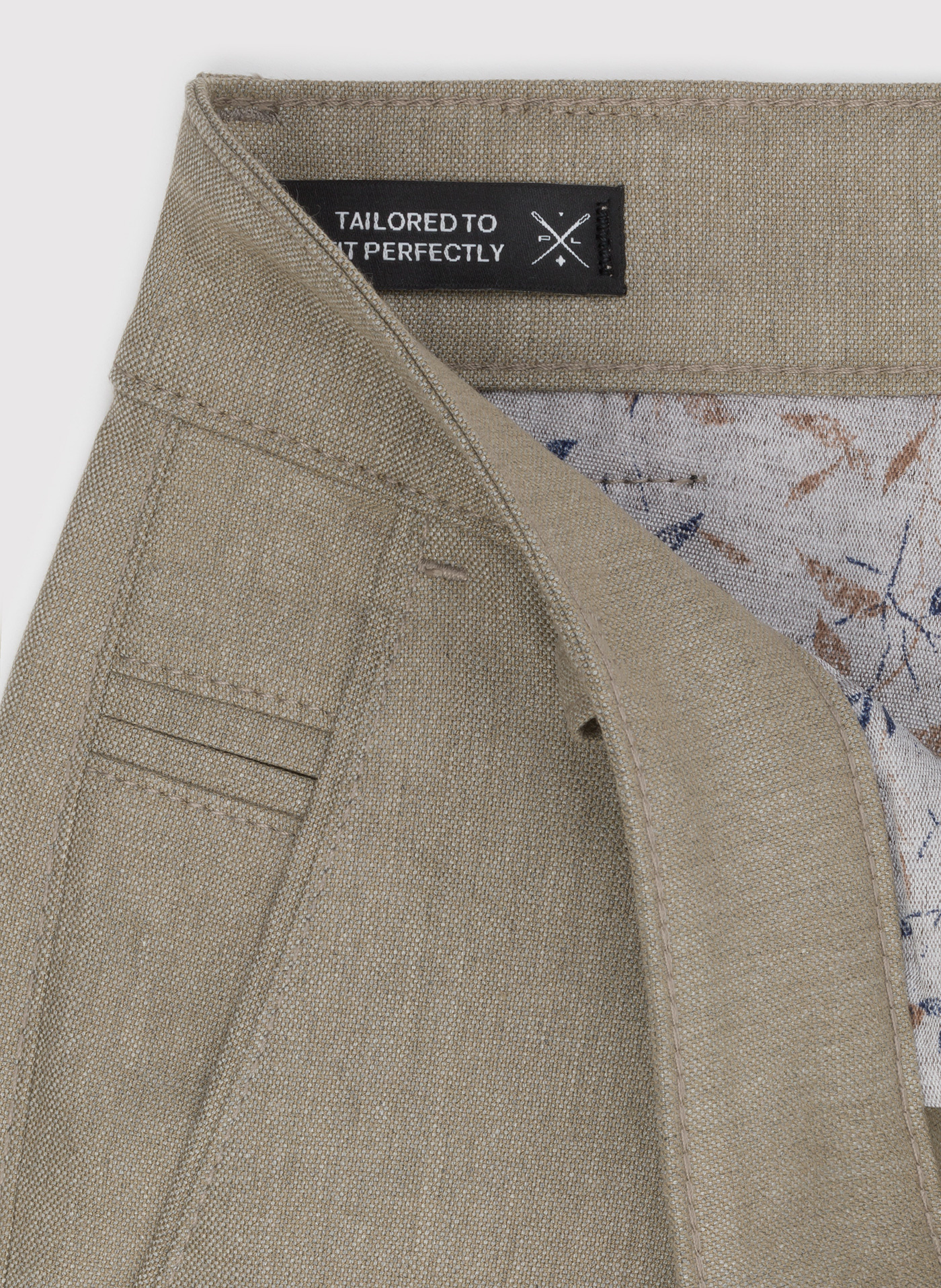 Beżowe casualowe spodnie męskie - Pako Lorente