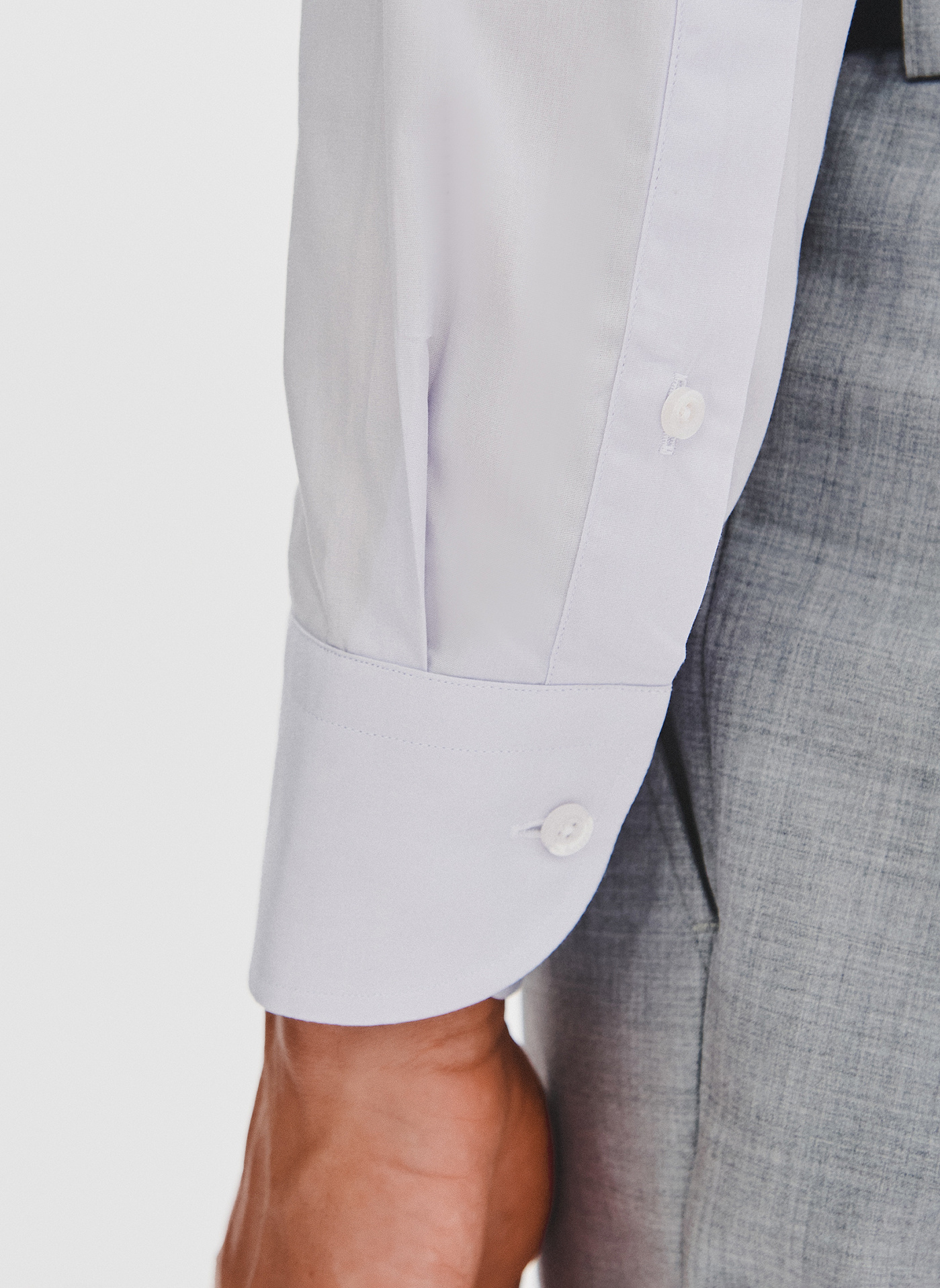 PAKO LORENTE - Błękitna koszula męska z kontrastowym wykończeniem - Pako Lorente