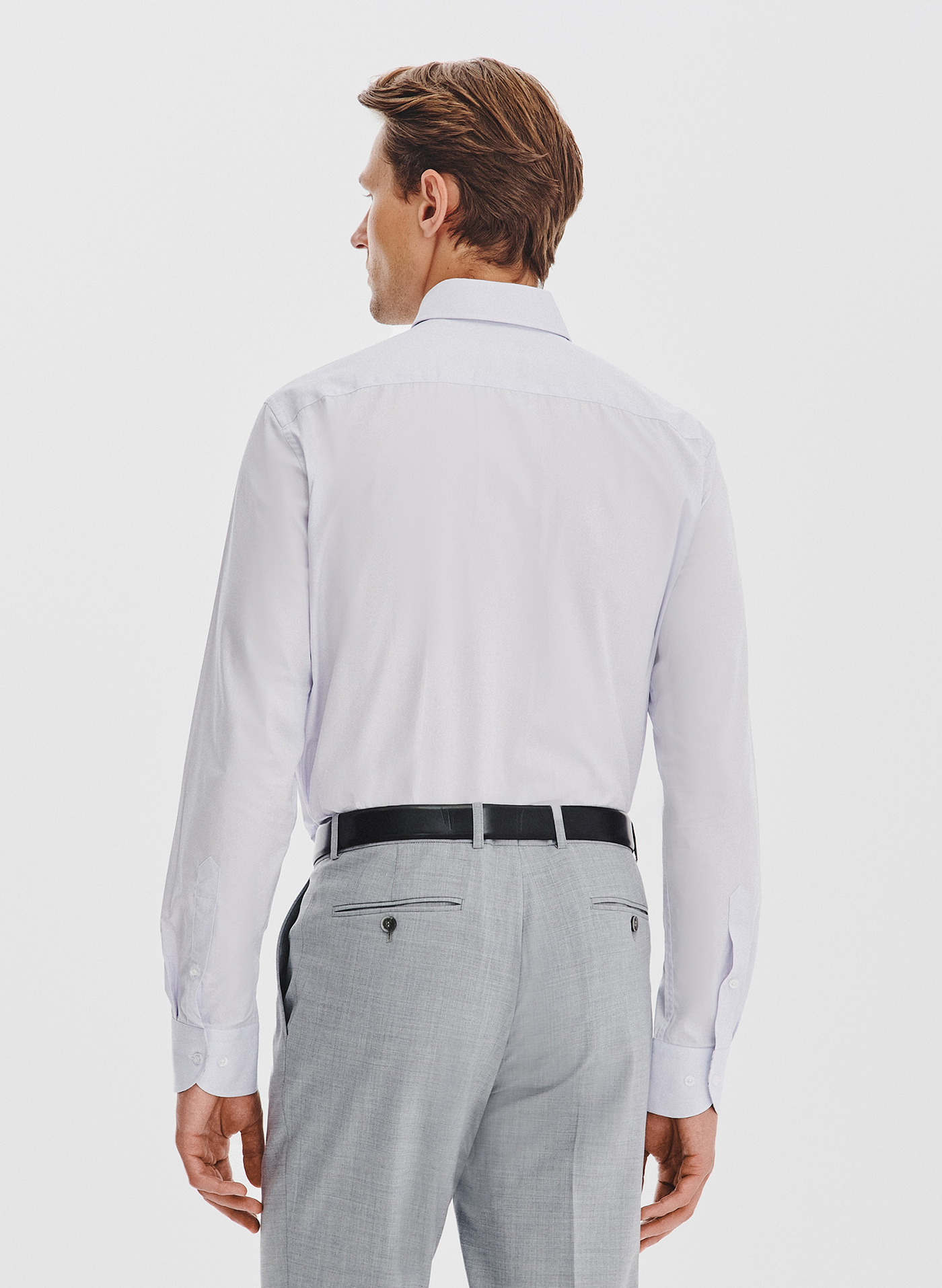 PAKO LORENTE - Błękitna koszula męska z kontrastowym wykończeniem - Pako Lorente