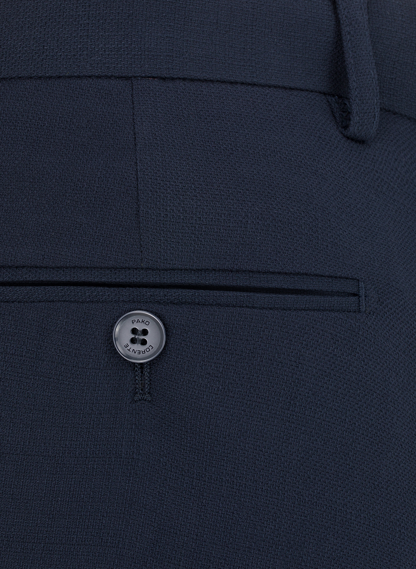 Granatowe spodnie ganiturowe - Pako Lorente