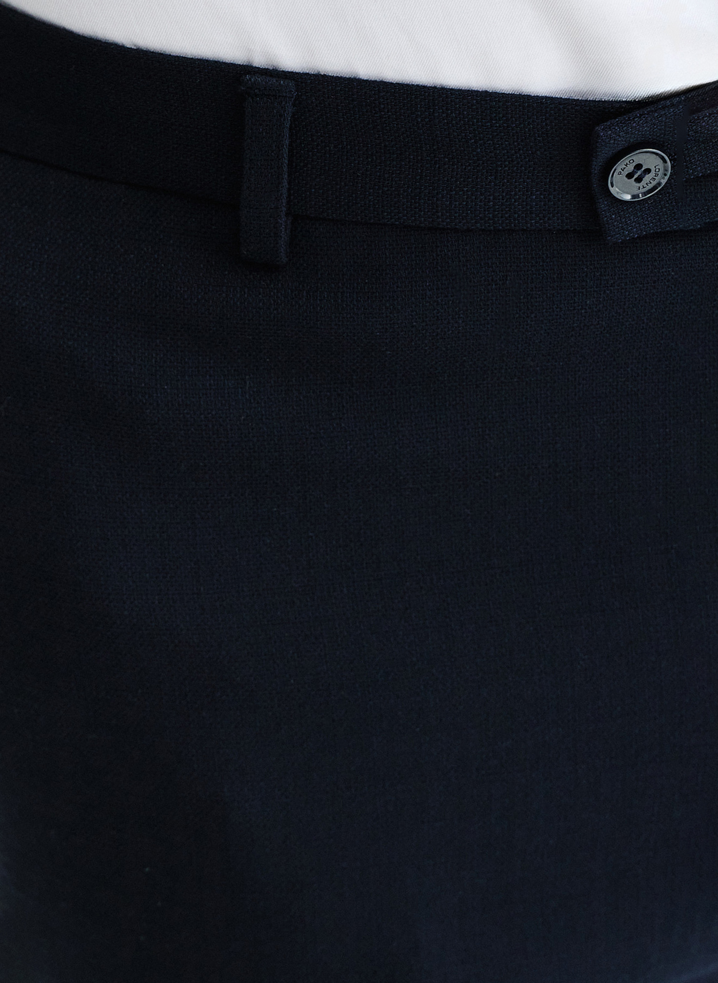 Granatowe spodnie ganiturowe - Pako Lorente