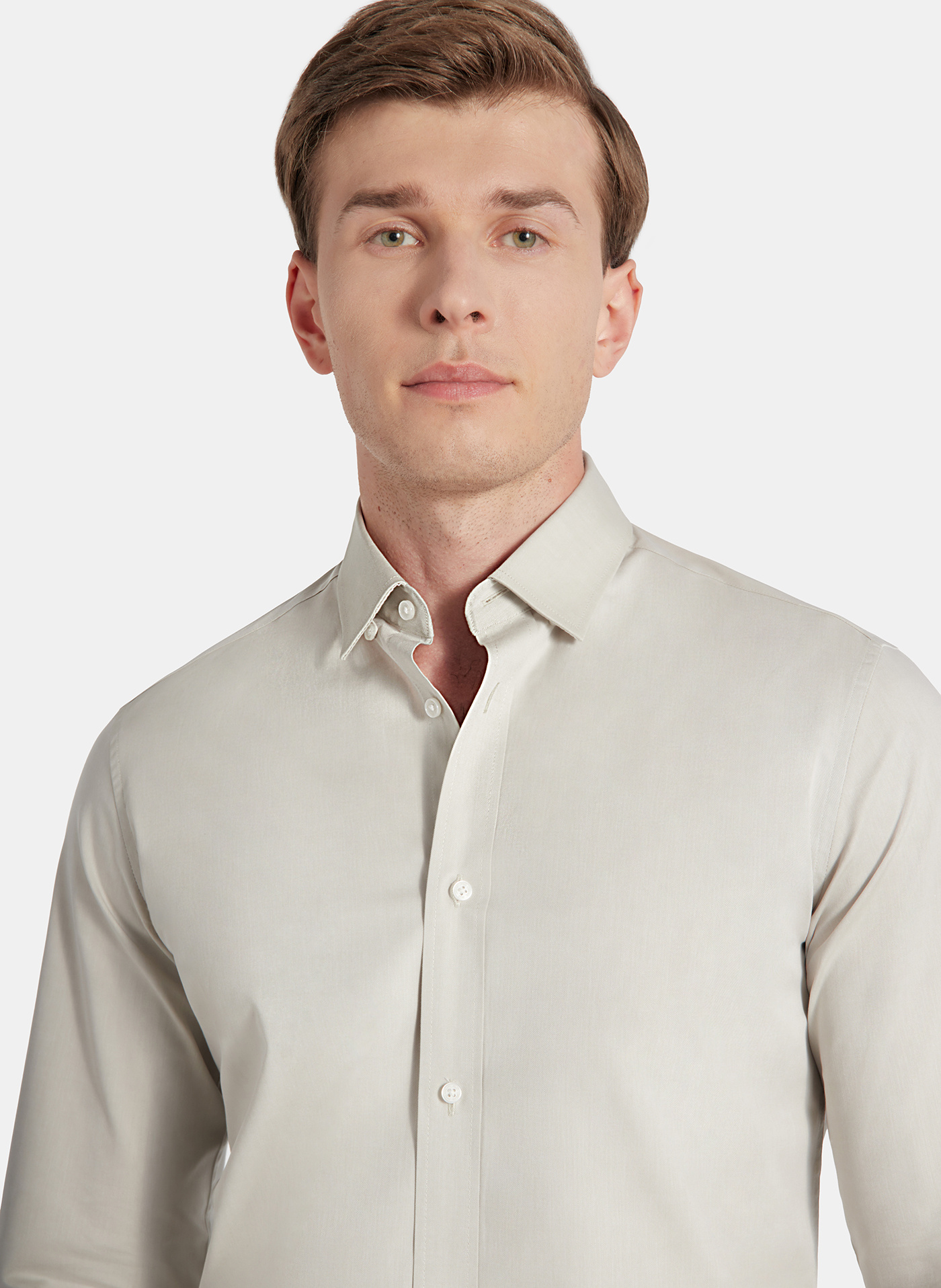 PAKO LORENTE - Oliwkowa koszula męska - Pako Lorente