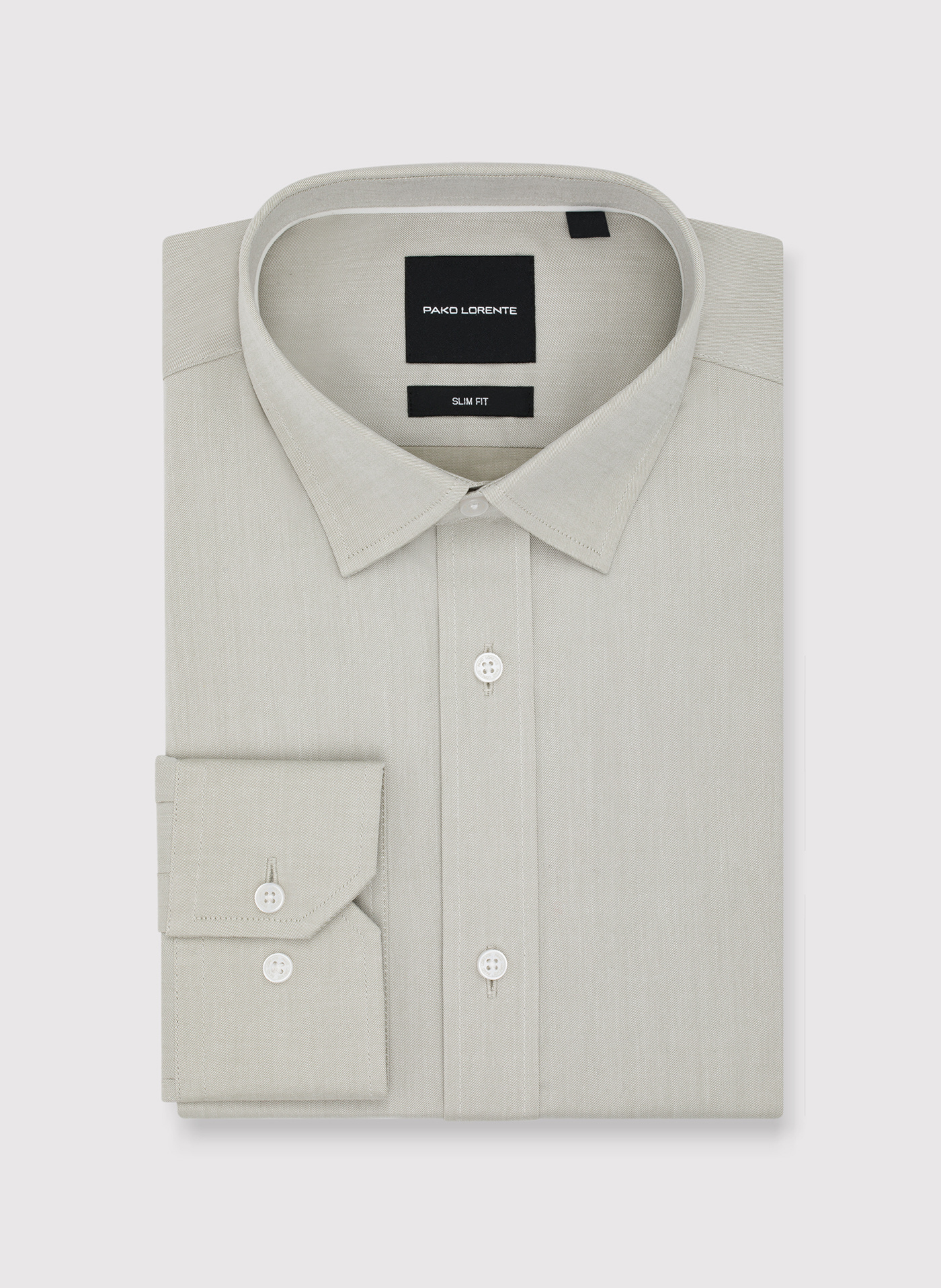 PAKO LORENTE - Oliwkowa koszula męska - Pako Lorente
