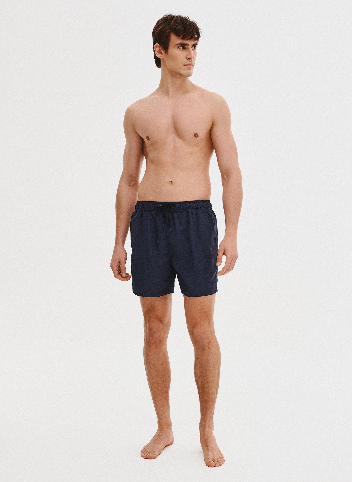 PAKO LORENTE - Szorty kąpielowe męskie w granatowym kolorze - Pako Lorente