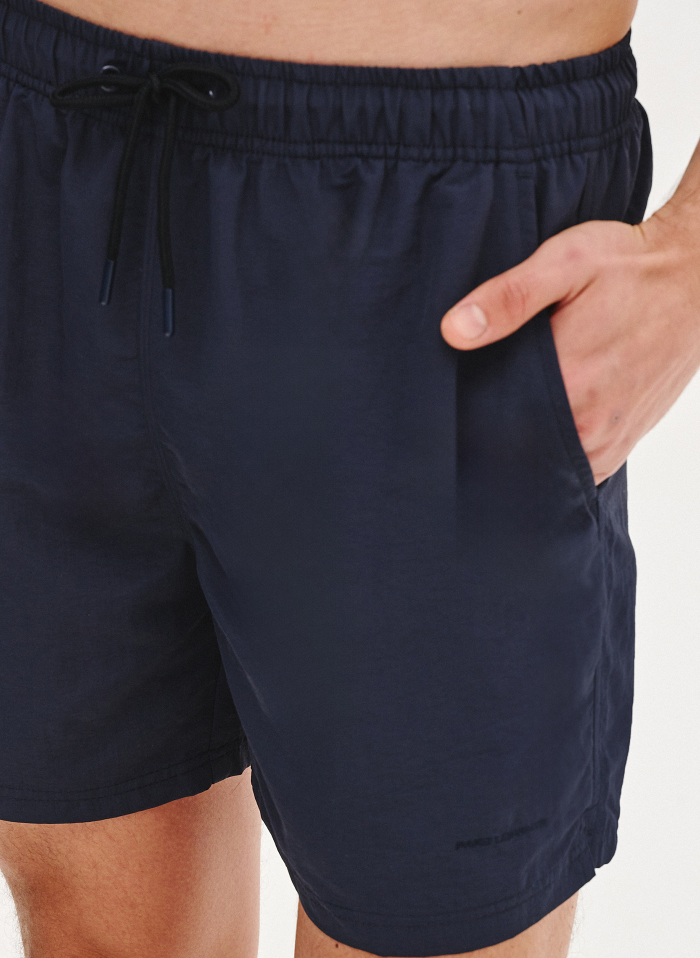 PAKO LORENTE - Szorty kąpielowe męskie w granatowym kolorze - Pako Lorente