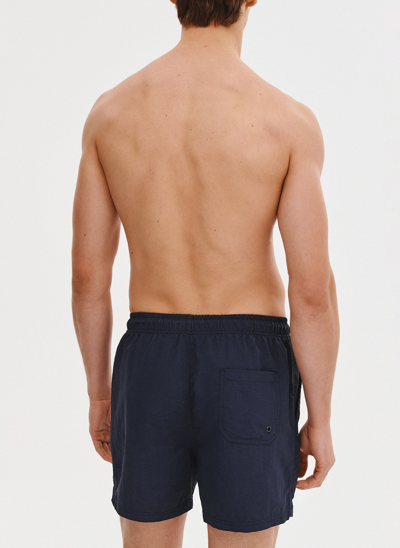 PAKO LORENTE - Szorty kąpielowe męskie w granatowym kolorze - Pako Lorente