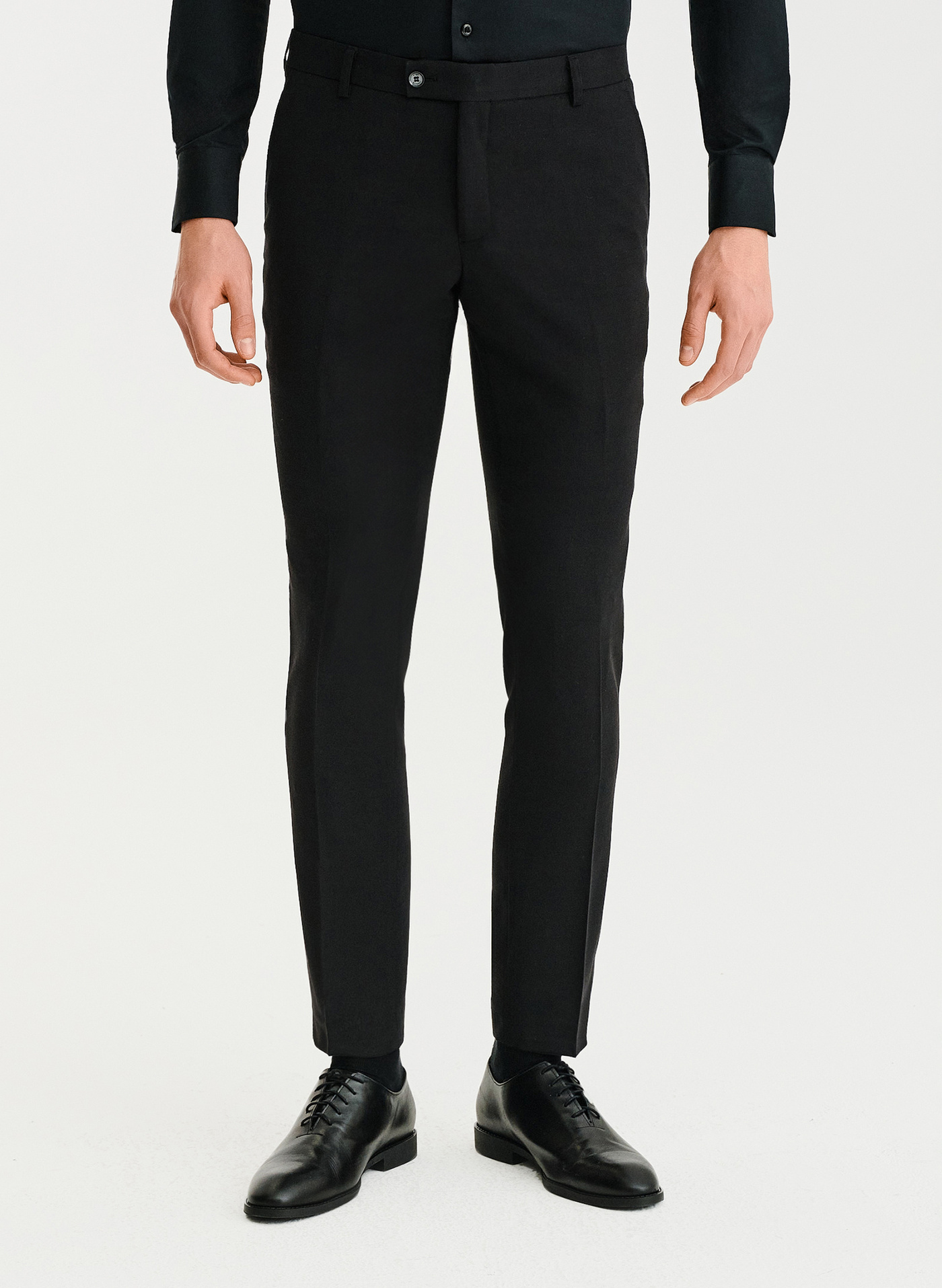 Czarne spodnie ganiturowe - Pako Lorente