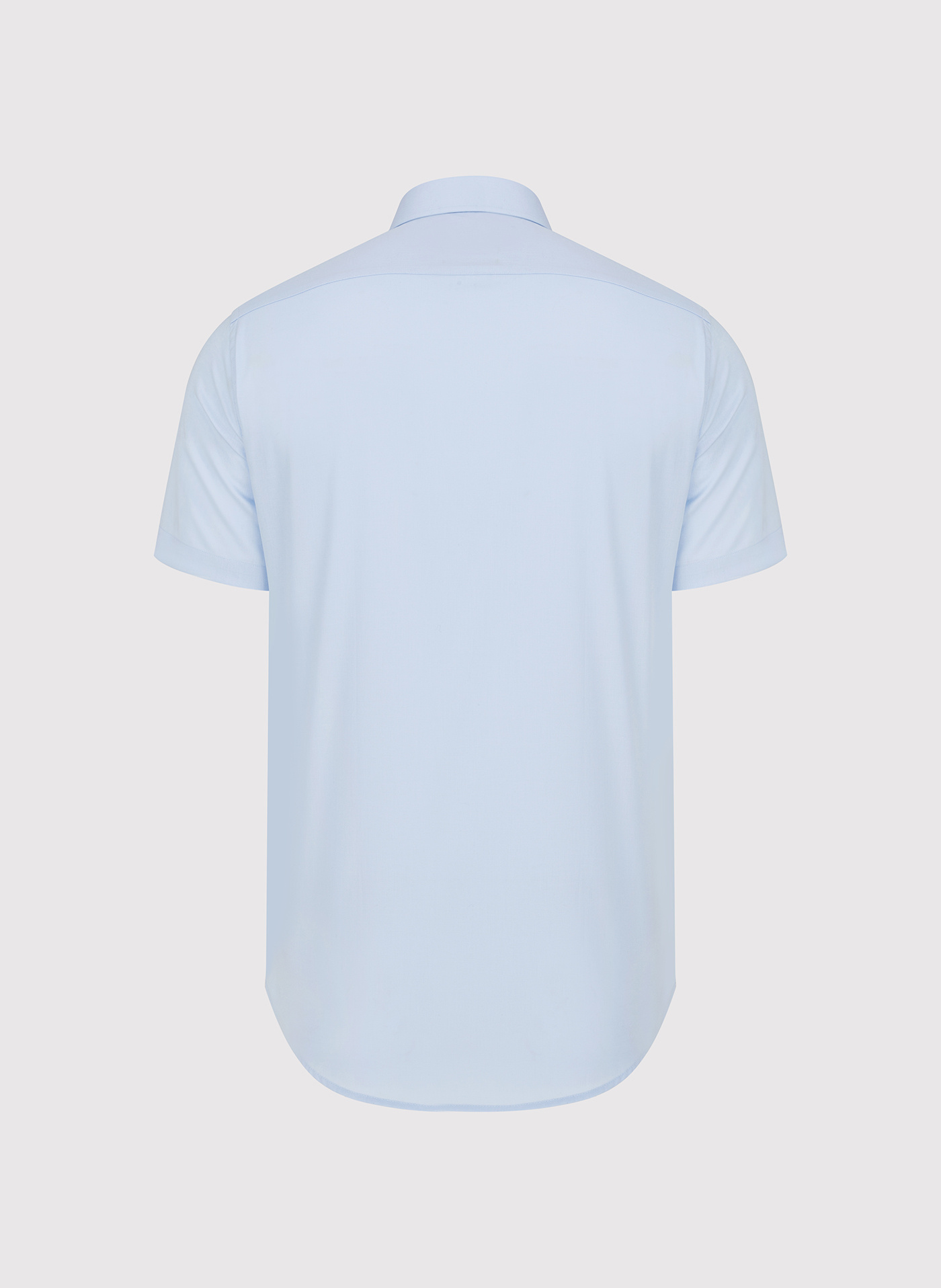 PAKO LORENTE - Niebieska koszula męska z krótkim rękawem - Pako Lorente