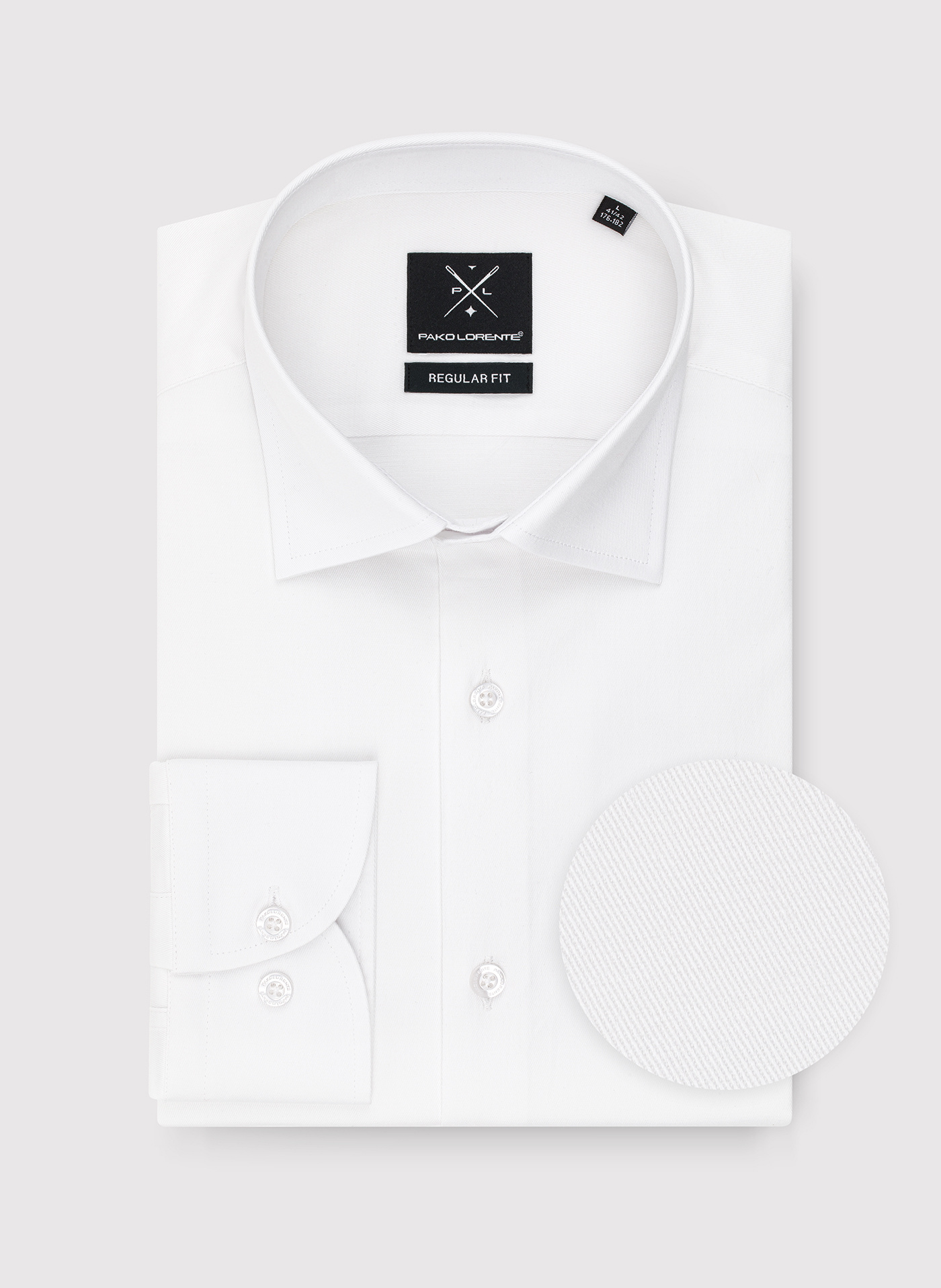 Biała koszula męska - Pako Lorente